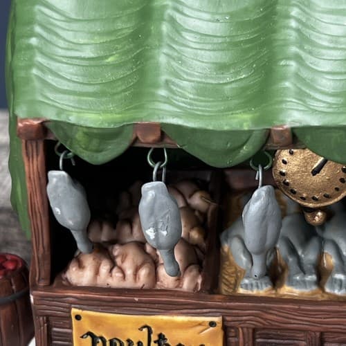 DAMAGED Dept 56 Heritage Village Collection Poultry Market Set of 3 Figures - Thumbnail 4