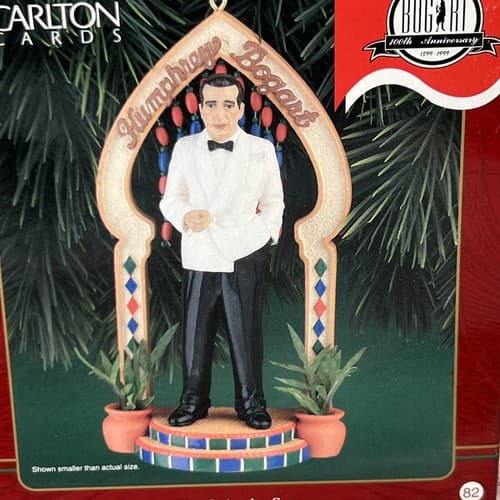 Carlton Cards Humphrey Bogart Play It Again Sam Ornament - Thumbnail 2