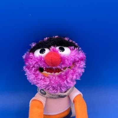 Jim Henson's Muppets Purple Monster Drummer 6" inch plush Sababa Toys 2004 - Thumbnail 2