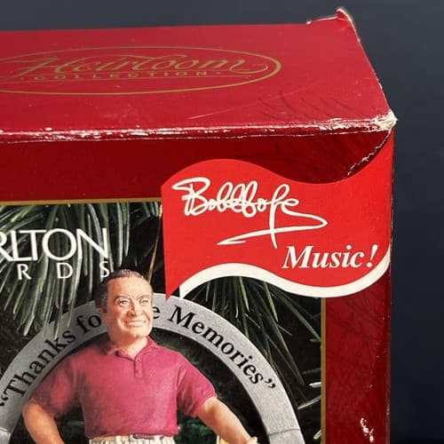 Vtg. Carlton Cards Bob Hope Musical Ornament Thanks "Fore" the Memories Golf New - Thumbnail 2