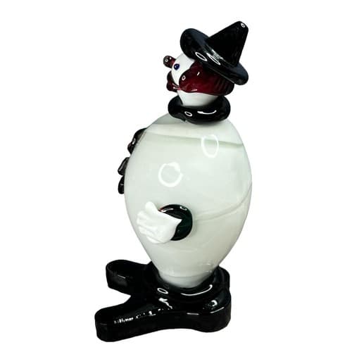 Vintage MURANO 6.5" Venetian Blown Art Glass Clown Figurine MCM Rare - Thumbnail 4