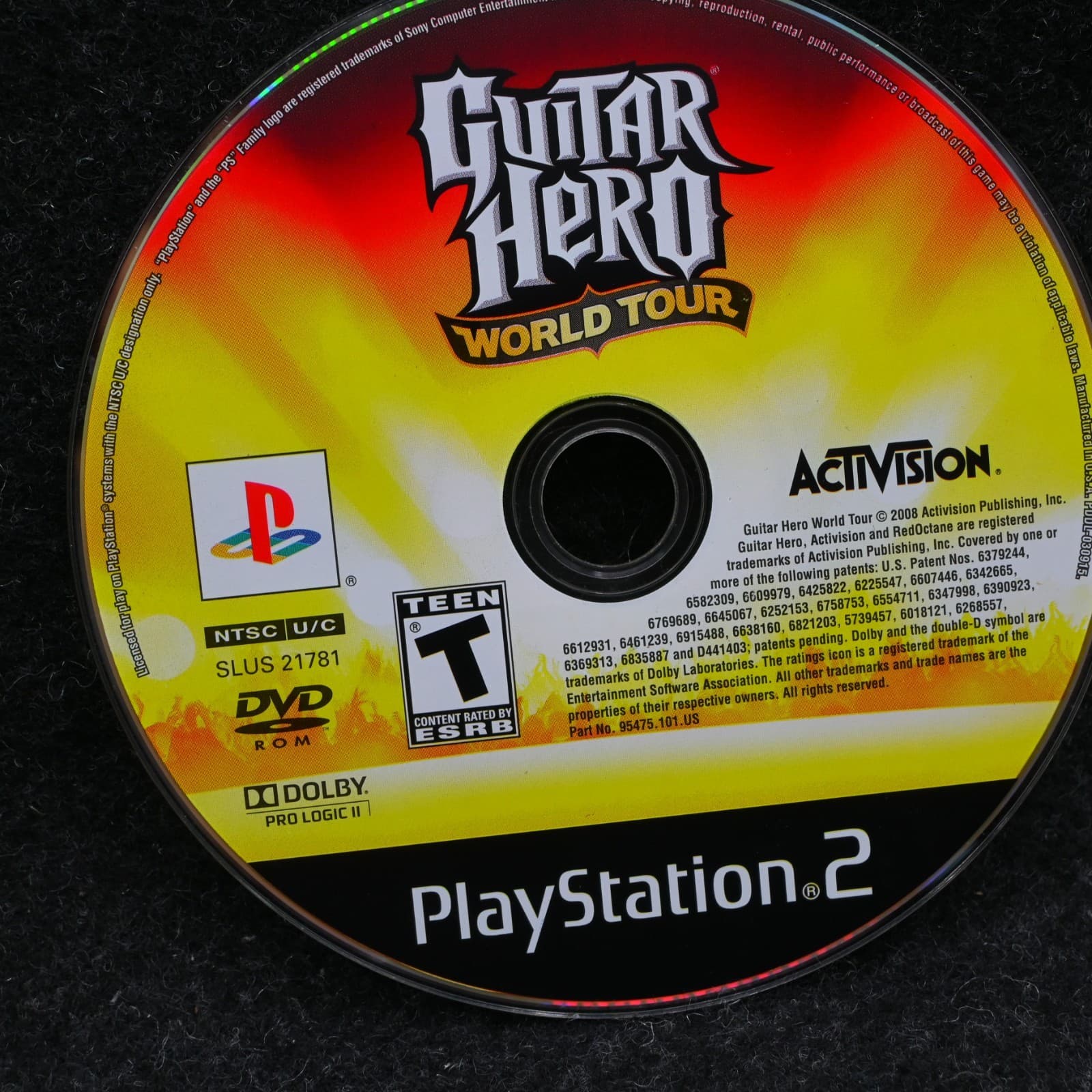 Guitar Hero Encore: Rocks the 80s Aerosmith & World Tour Ps2 Disc only - Thumbnail 2