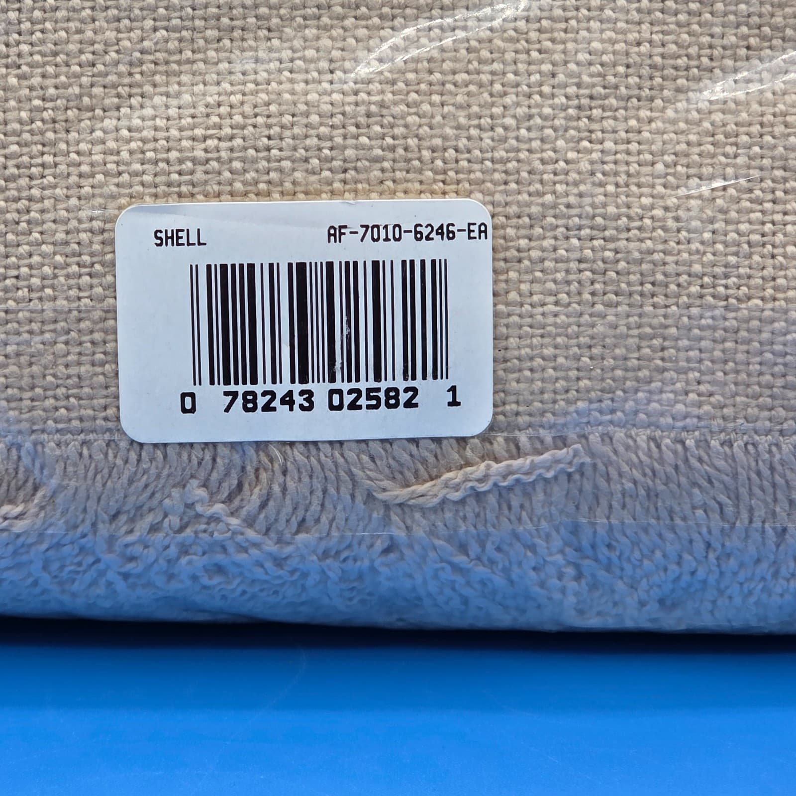 Alphabet Afghan ECRU color 18 Count 54"X60" Pre-fringed Charles Craft DMC NEW - Thumbnail 6