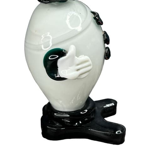 Vintage MURANO 6.5" Venetian Blown Art Glass Clown Figurine MCM Rare - Thumbnail 12