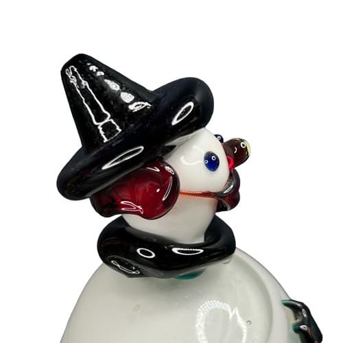 Vintage MURANO 6.5" Venetian Blown Art Glass Clown Figurine MCM Rare - Thumbnail 11