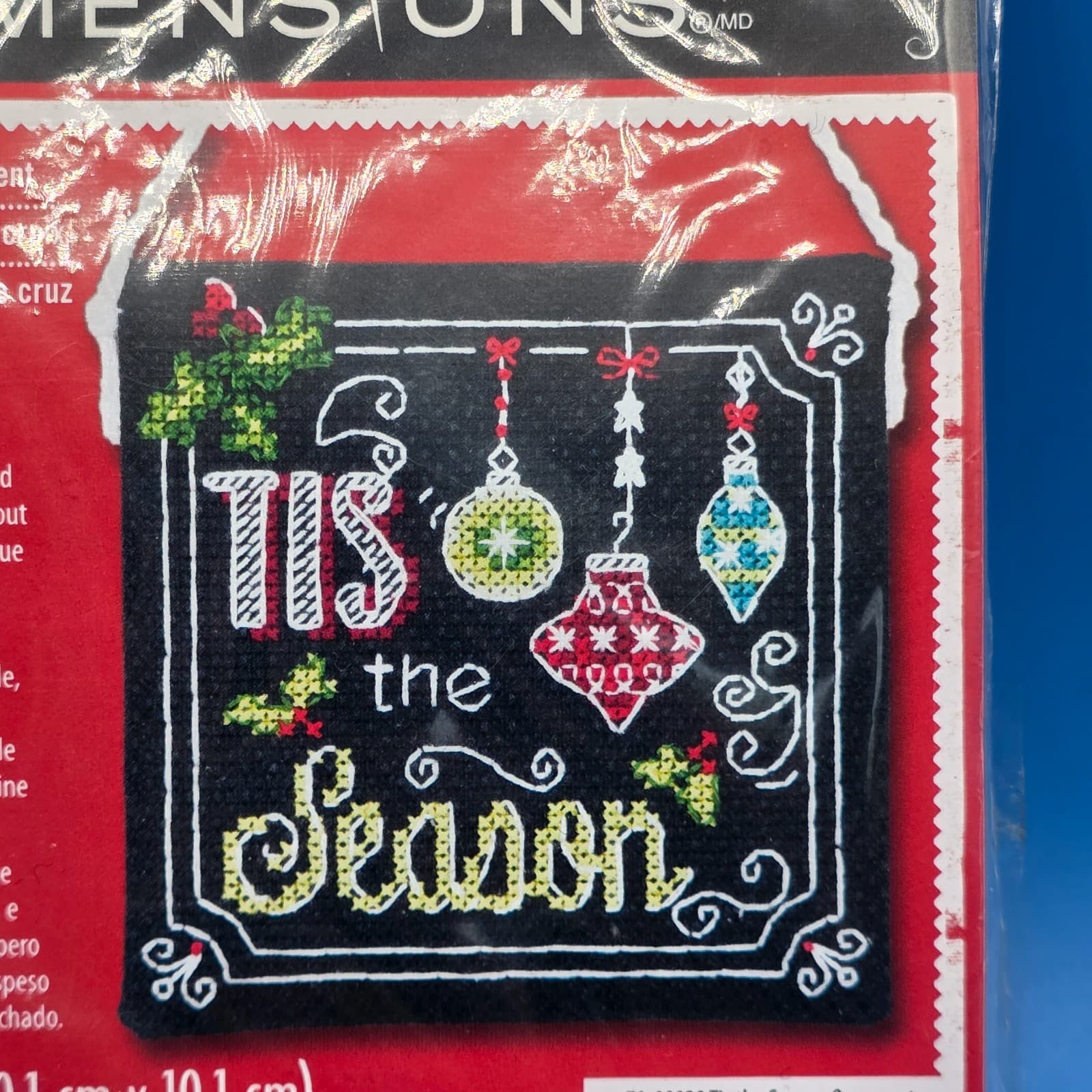 Dimensions TIS THE SEASON ORNAMENT Cross Stitch Kit 70-08928 - Thumbnail 7