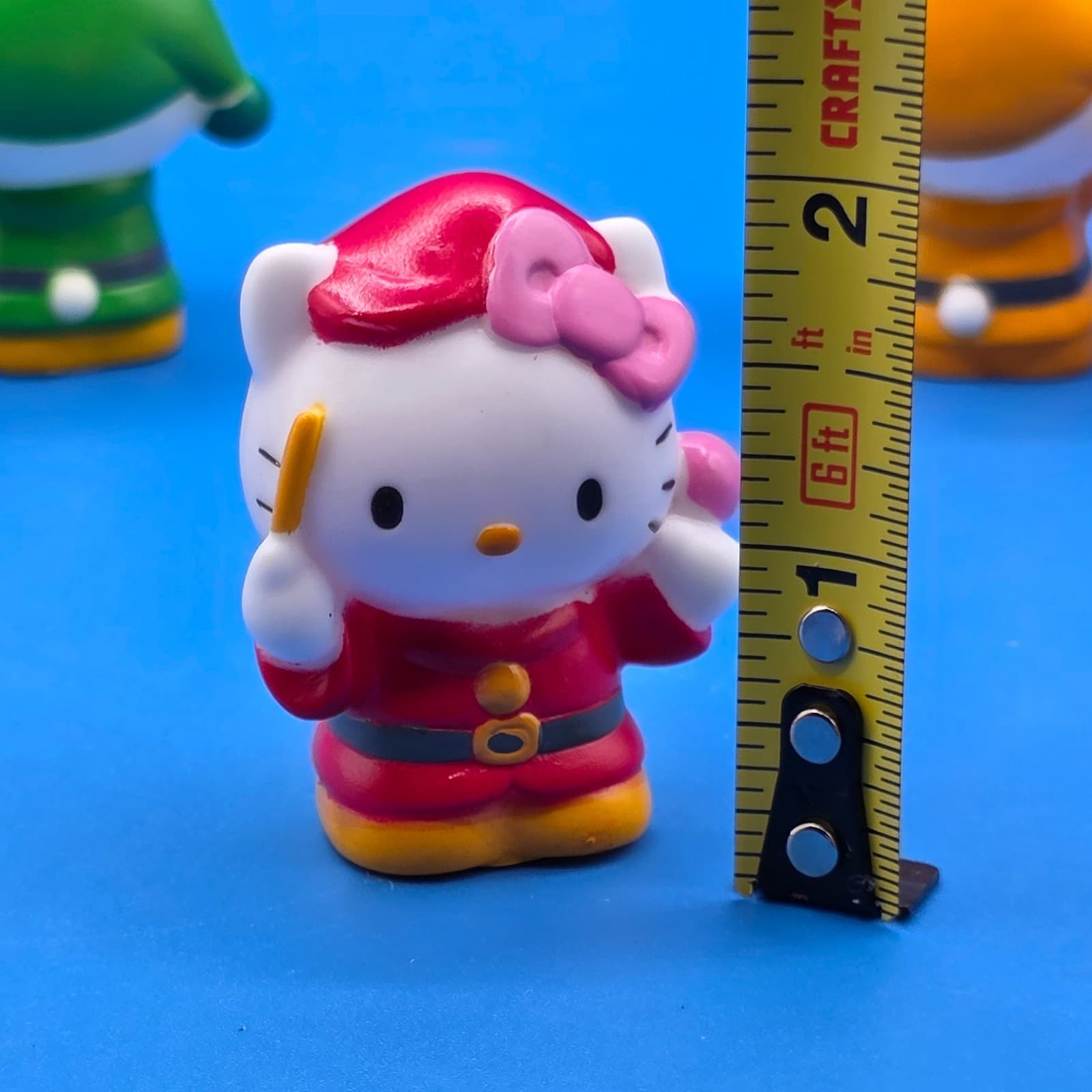 Lot Of 5 Vintage 2000-2003 Sanrio Hello Kitty Pencil Topper Mini Figures 2” - Thumbnail 4