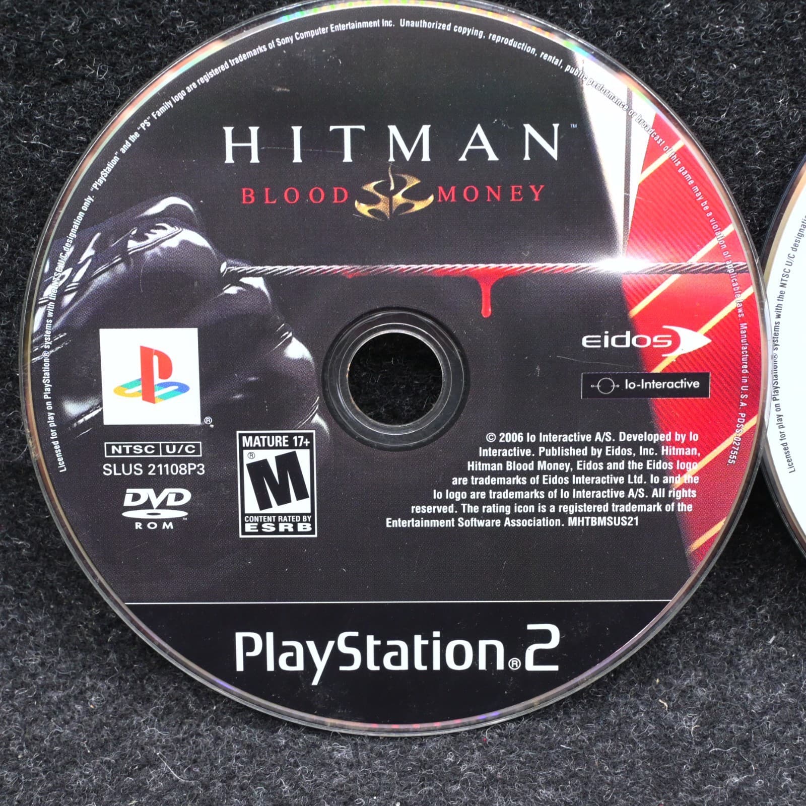 Hitman: Blood Money & Hitman 2 (Sony Playstation 2, PS2) DISC ONLY - Thumbnail 3