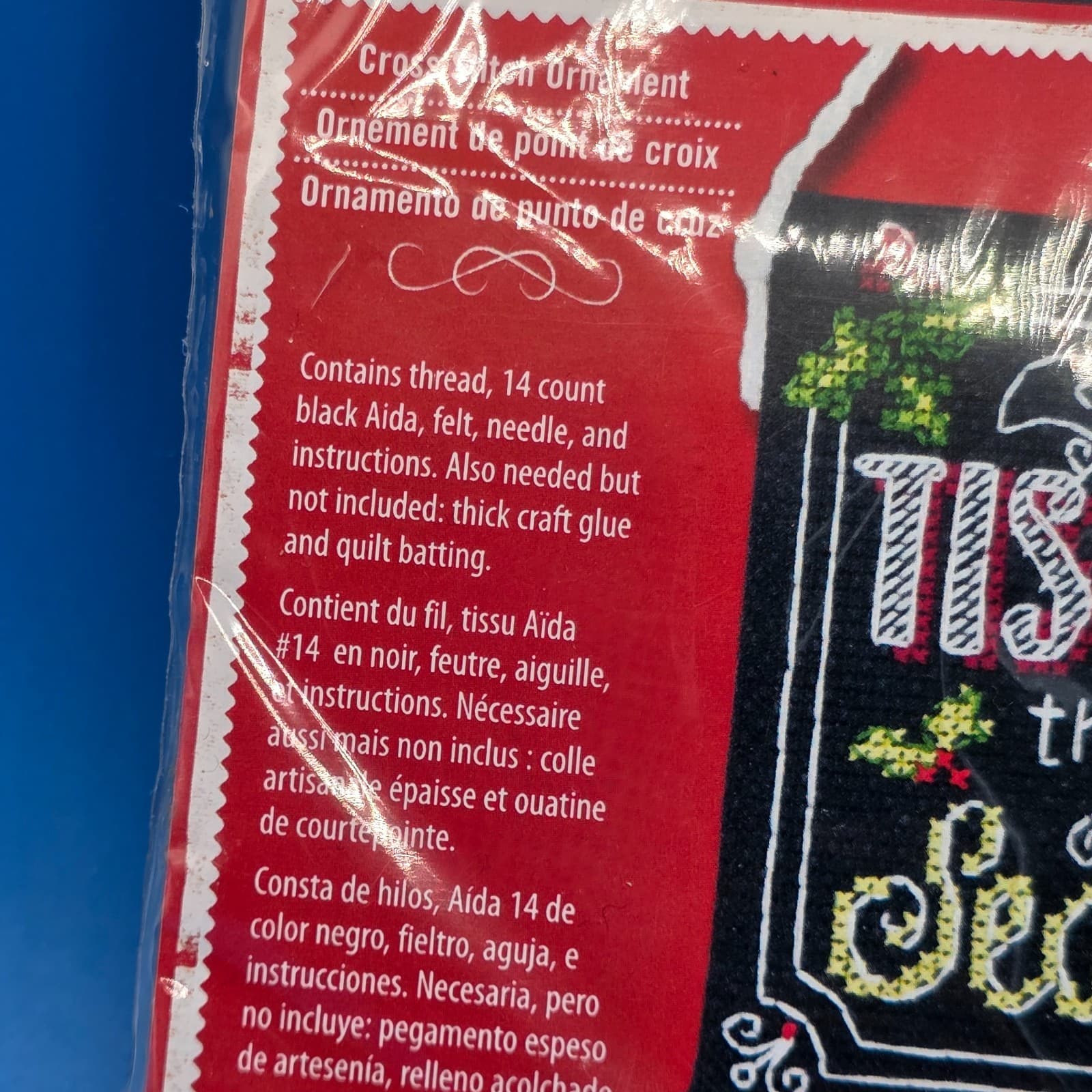 Dimensions TIS THE SEASON ORNAMENT Cross Stitch Kit 70-08928 - Thumbnail 5