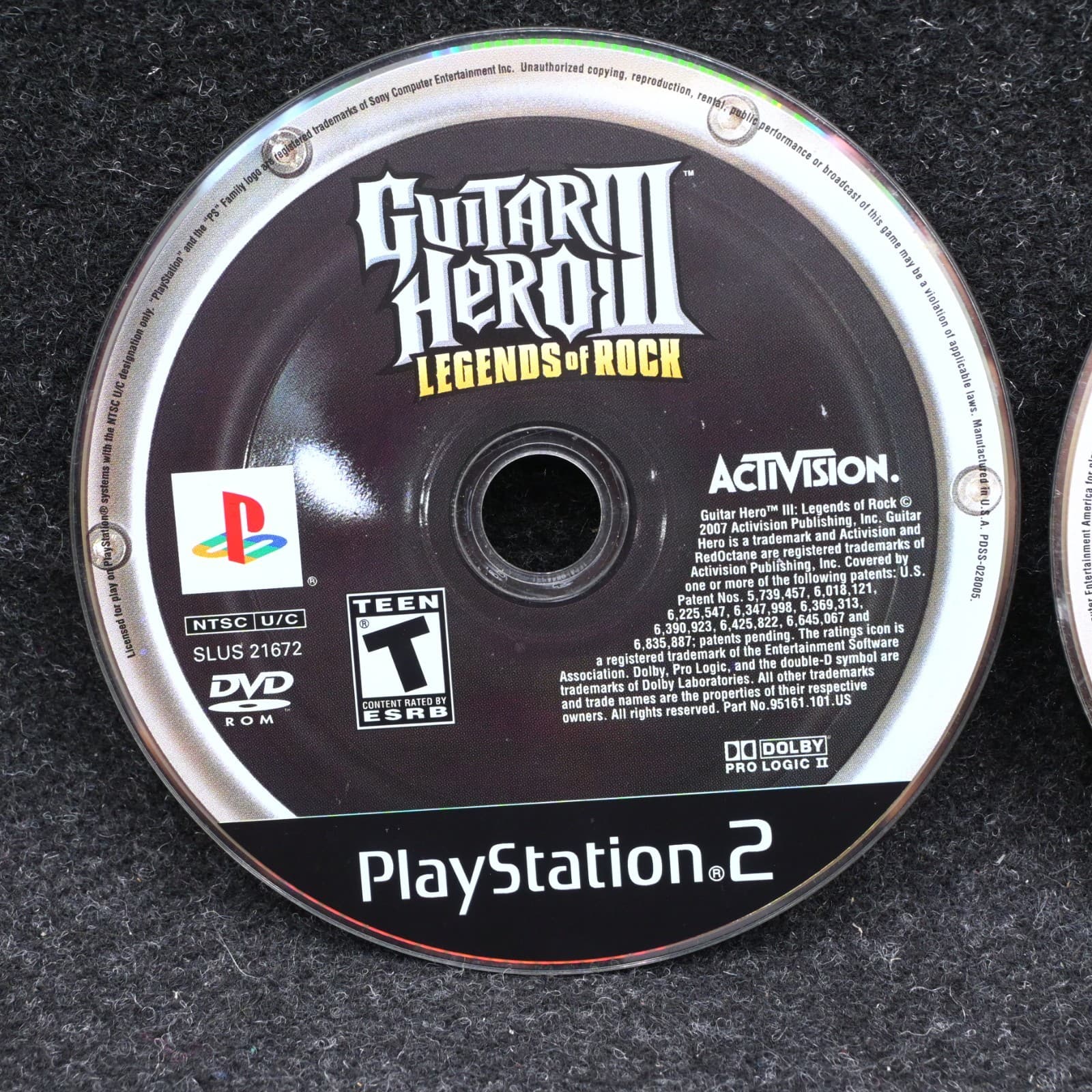 Guitar Hero II & III 2 3 Disc Only 2 Game Lot - Sony PlayStation 2 Ps2 TESTED! - Thumbnail 3