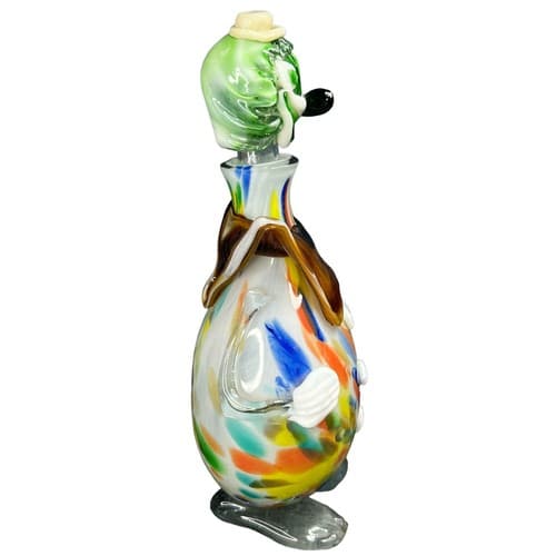 VTG Murano Art Glass 13" Clown Decanter Bottle Hand Blown Style Figurine - Thumbnail 9