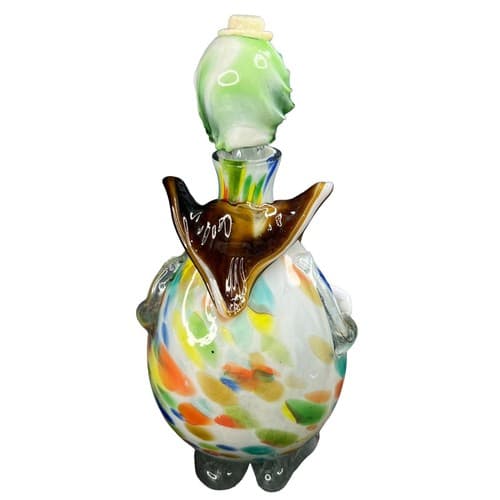 VTG Murano Art Glass 13" Clown Decanter Bottle Hand Blown Style Figurine - Thumbnail 6