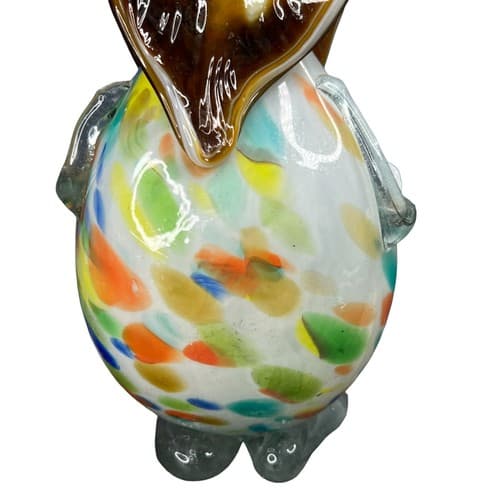 VTG Murano Art Glass 13" Clown Decanter Bottle Hand Blown Style Figurine - Thumbnail 10
