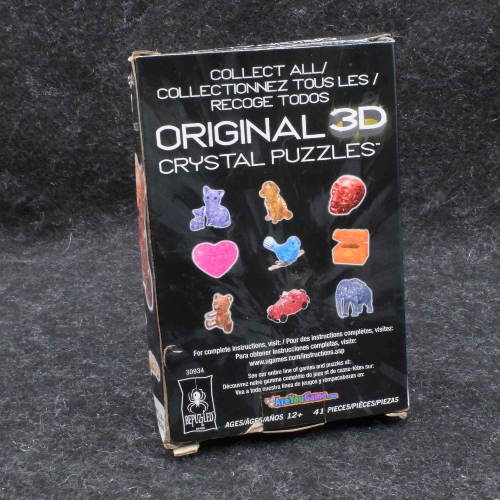 BePuzzled Original 3D Crystal Puzzle - Level 1 - Brown Teddy Bear - 30934 - Thumbnail 5