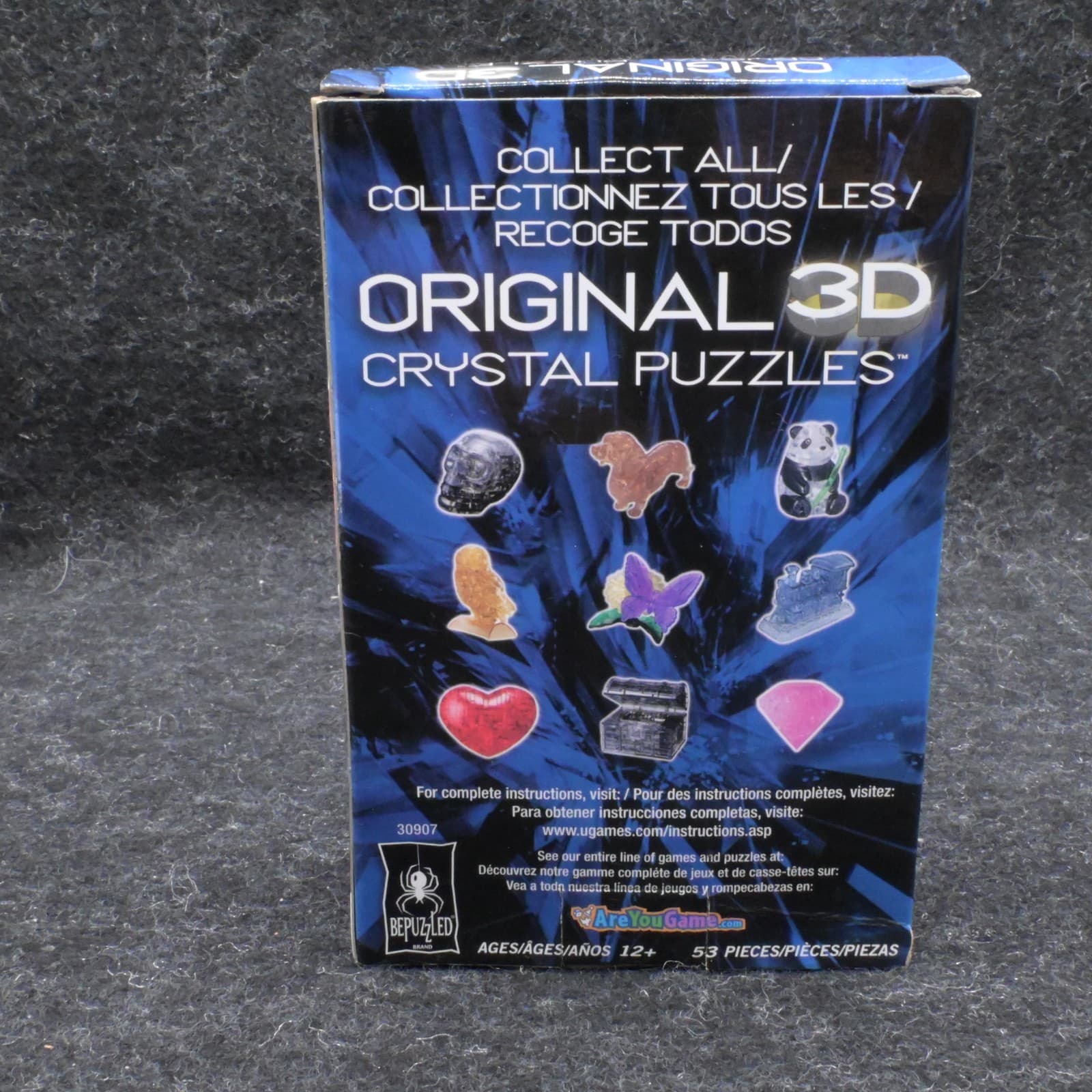 BePuzzled 3D Crystal Puzzle London Bus Red – 53 Piece Level 2 Model Toy - Thumbnail 5