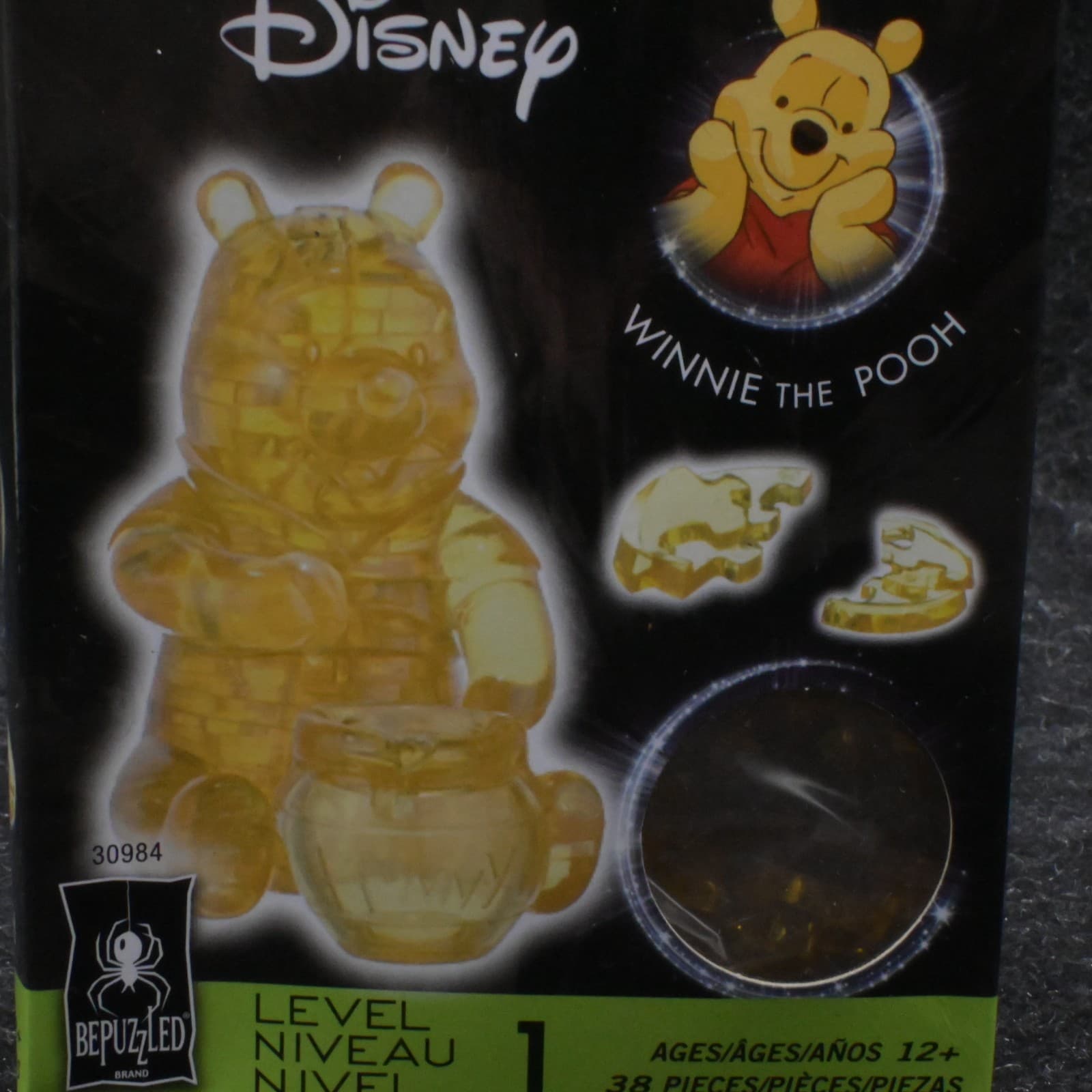 New - BePuzzled 3D Crystal Puzzle - Disney Winnie the Pooh: 38 Pcs - Ages 12+ - Thumbnail 6