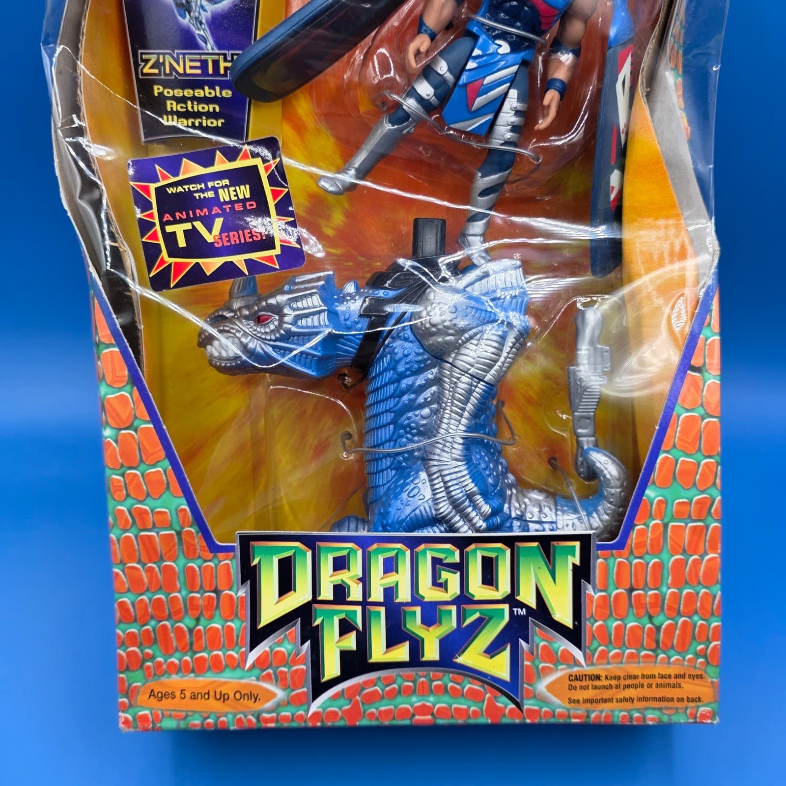 Dragon Flyz Z'NETH Launcher Flying Toy Galoob 66220 New Vintage 1996 RARE - Thumbnail 10