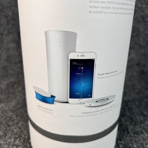 Mark One Pryme Vessyl Smart Cup 16 Oz Hydrate Intelligent Health Tool White New - Thumbnail 5