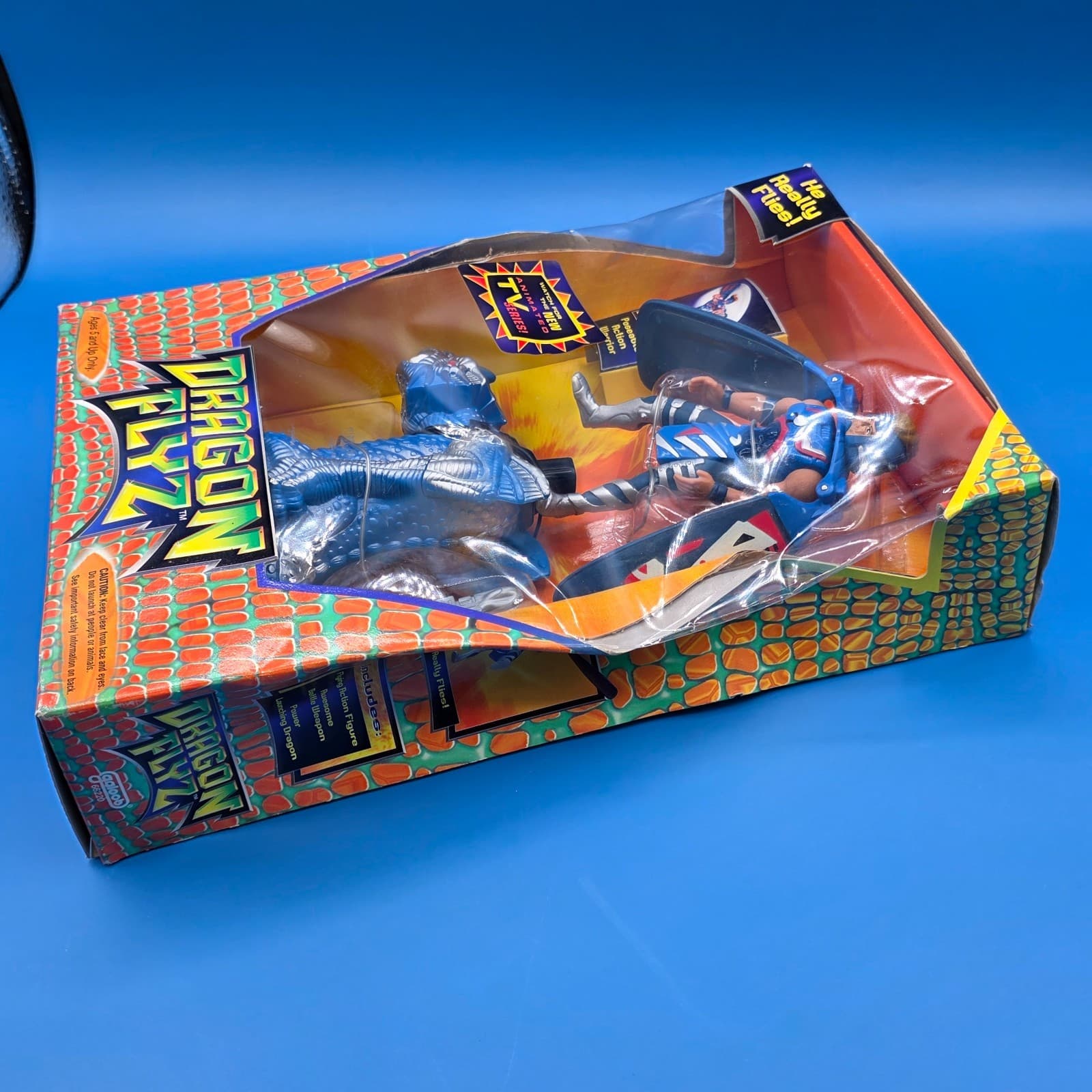 Dragon Flyz Z'NETH Launcher Flying Toy Galoob 66220 New Vintage 1996 RARE - Thumbnail 4