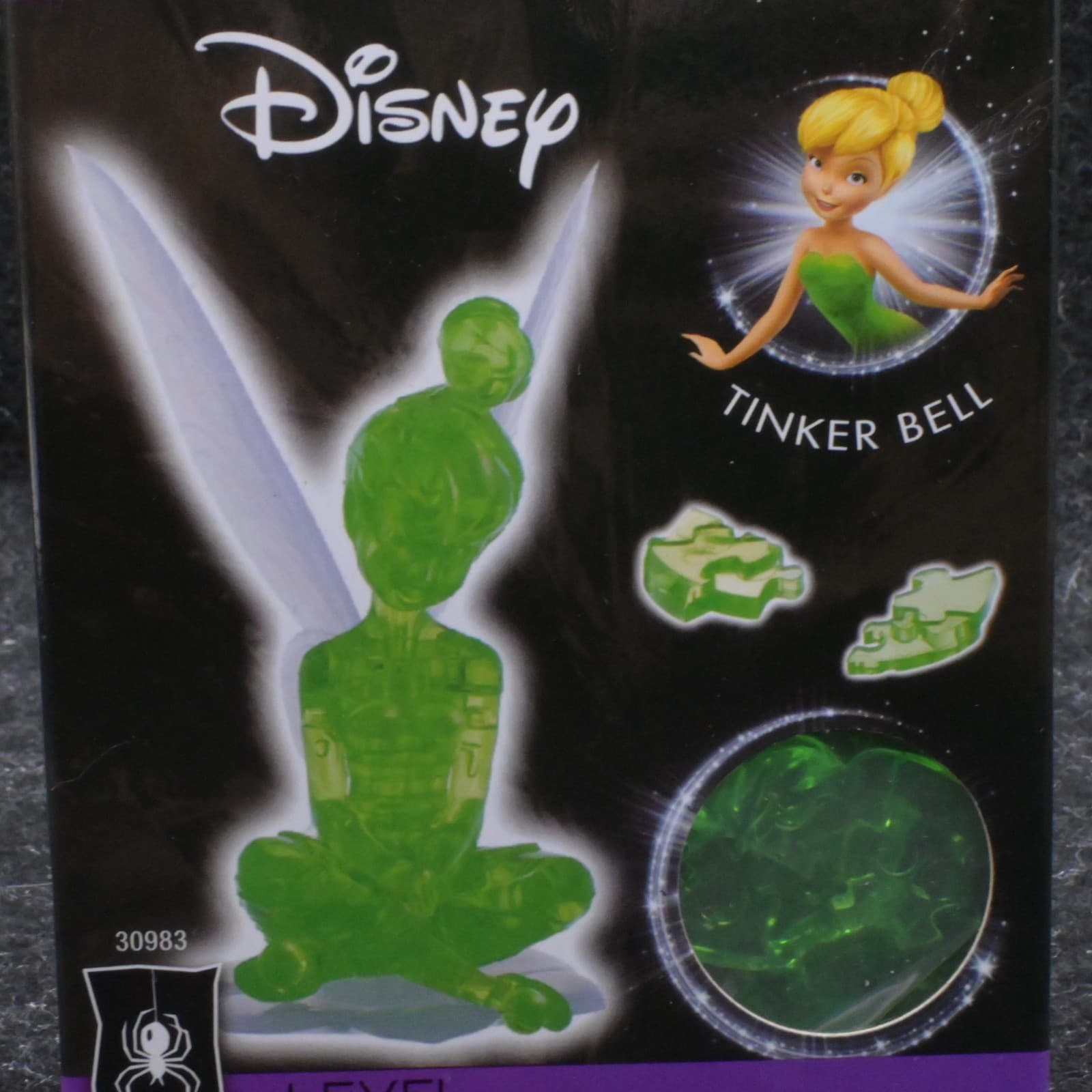 Disney Tinker Bell Original 3-D Crystal Puzzle Level 1 Sealed NEW - Thumbnail 3