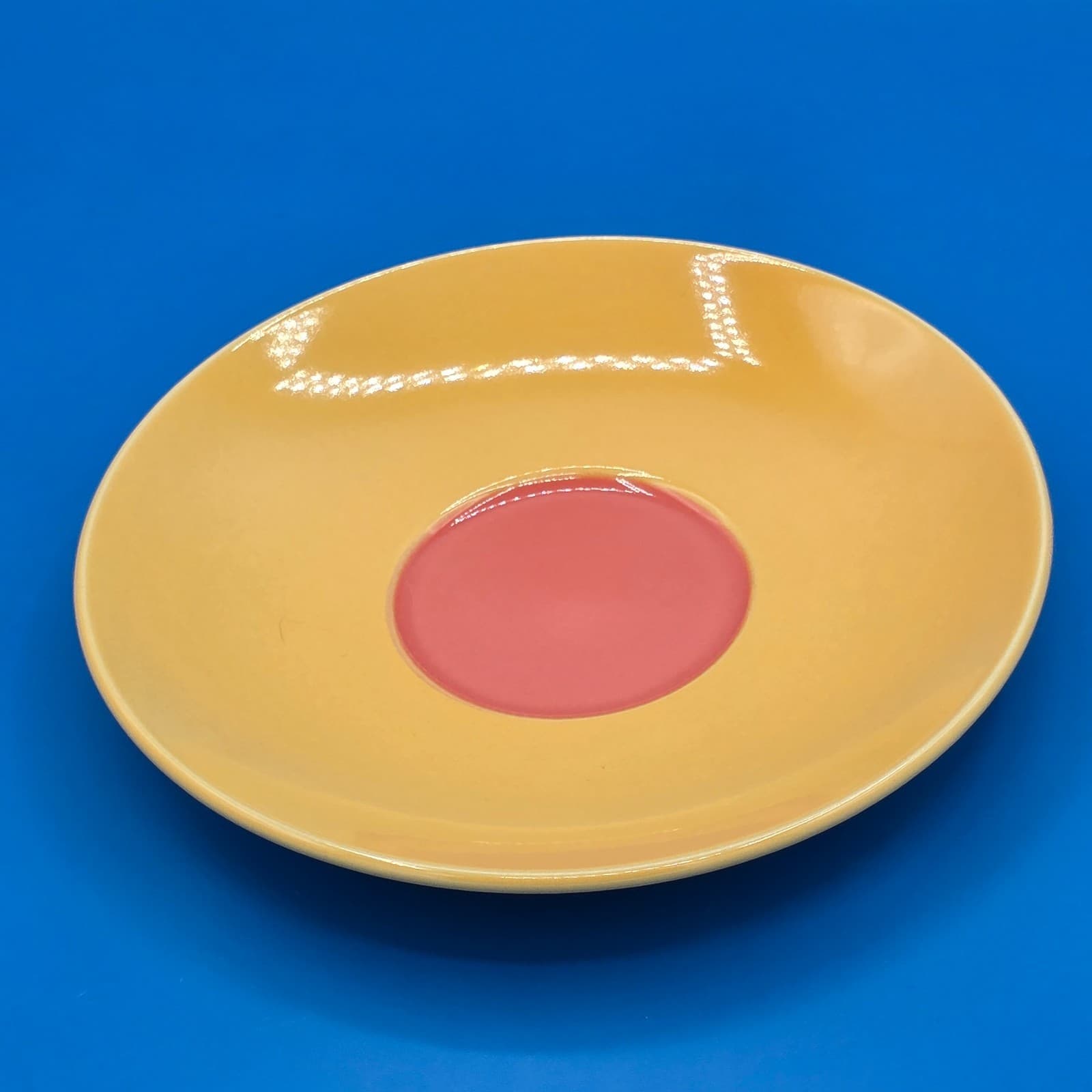 Lindt Stymeist COLORWAYS Yellow & Salmon Demitasse Cup & Saucer - Thumbnail 6