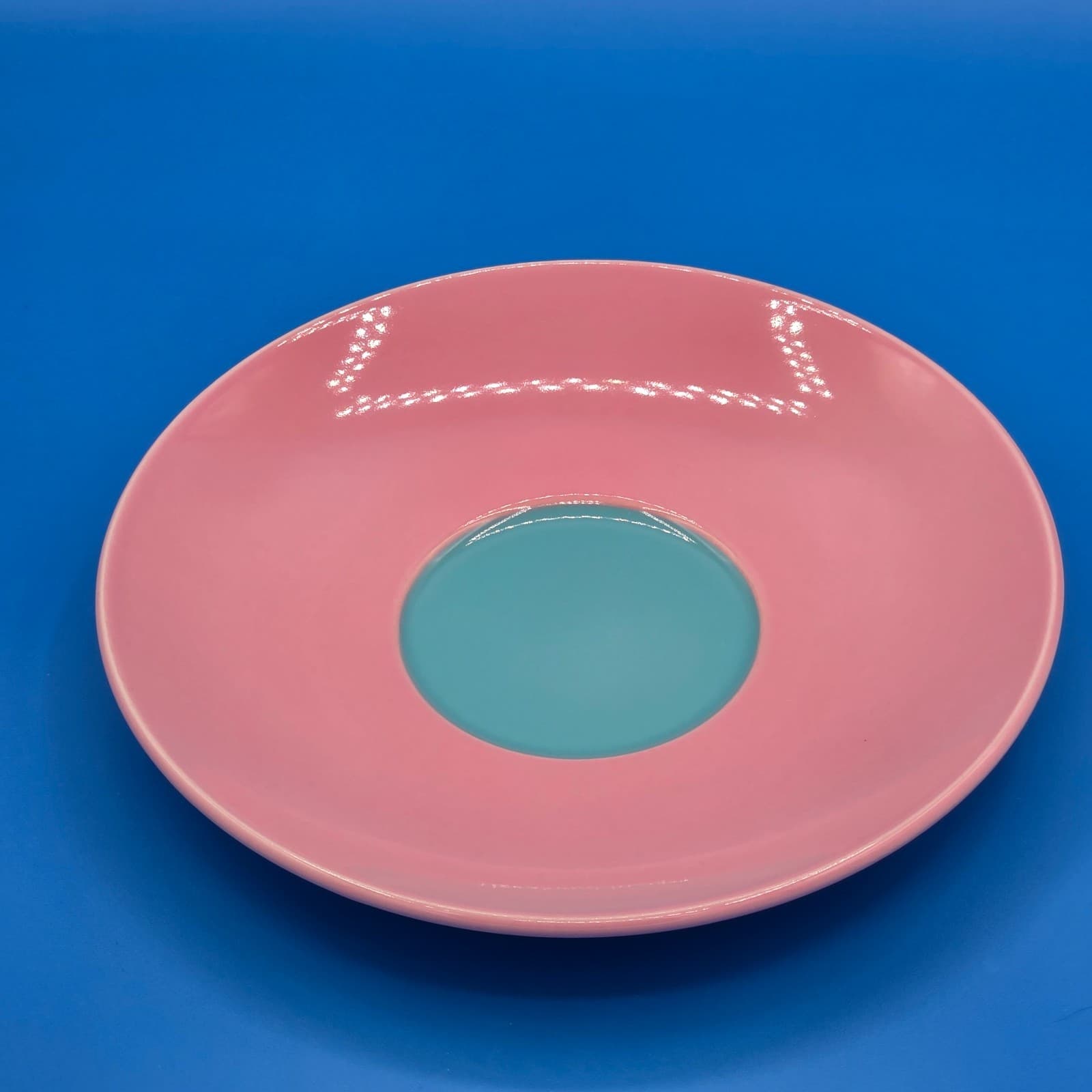 Lindt Stymeist COLORWAYS Pink & Turquois Demitasse Cup & Saucer - Thumbnail 5
