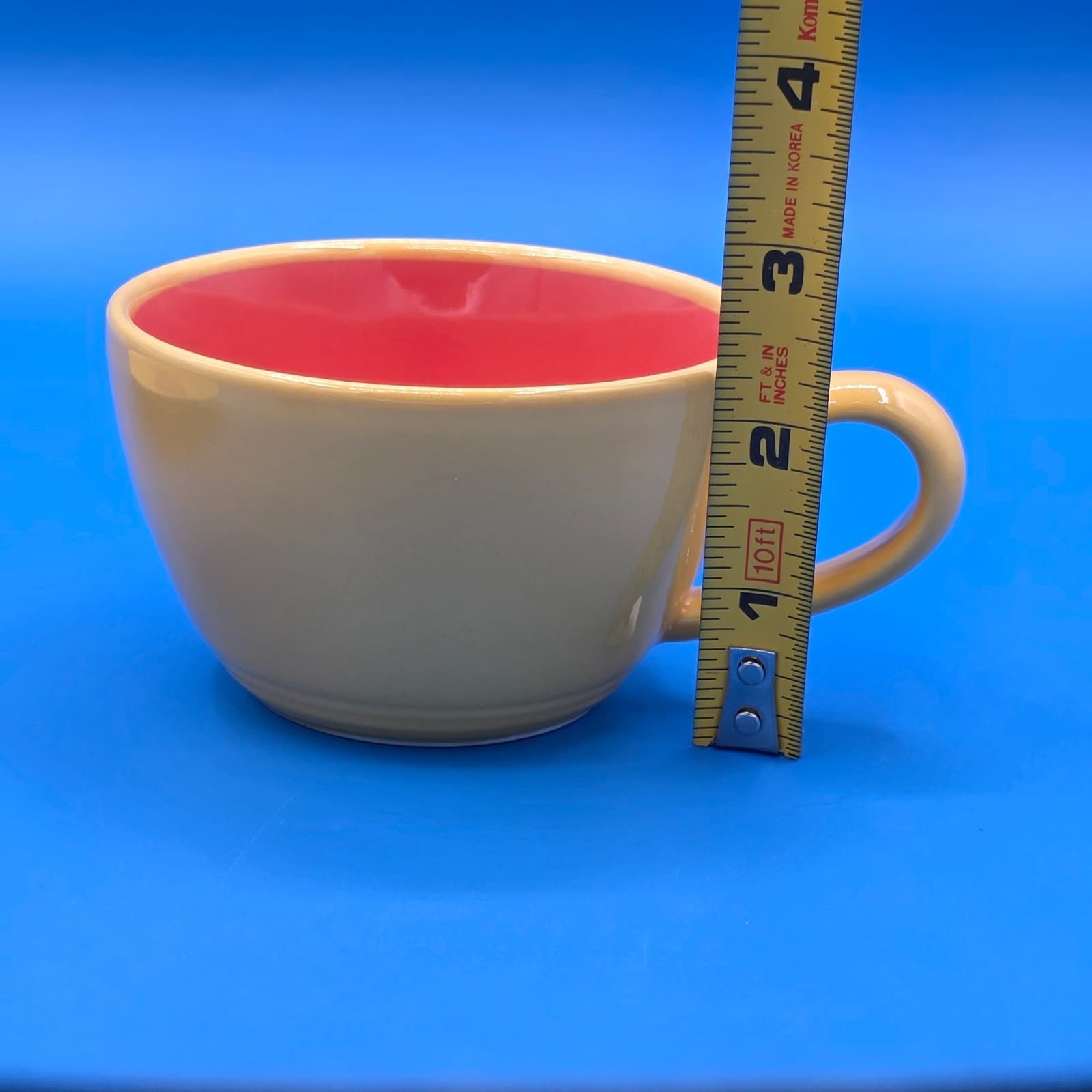 Lindt Stymeist COLORWAYS Yellow & Salmon Demitasse Cup & Saucer - Thumbnail 9
