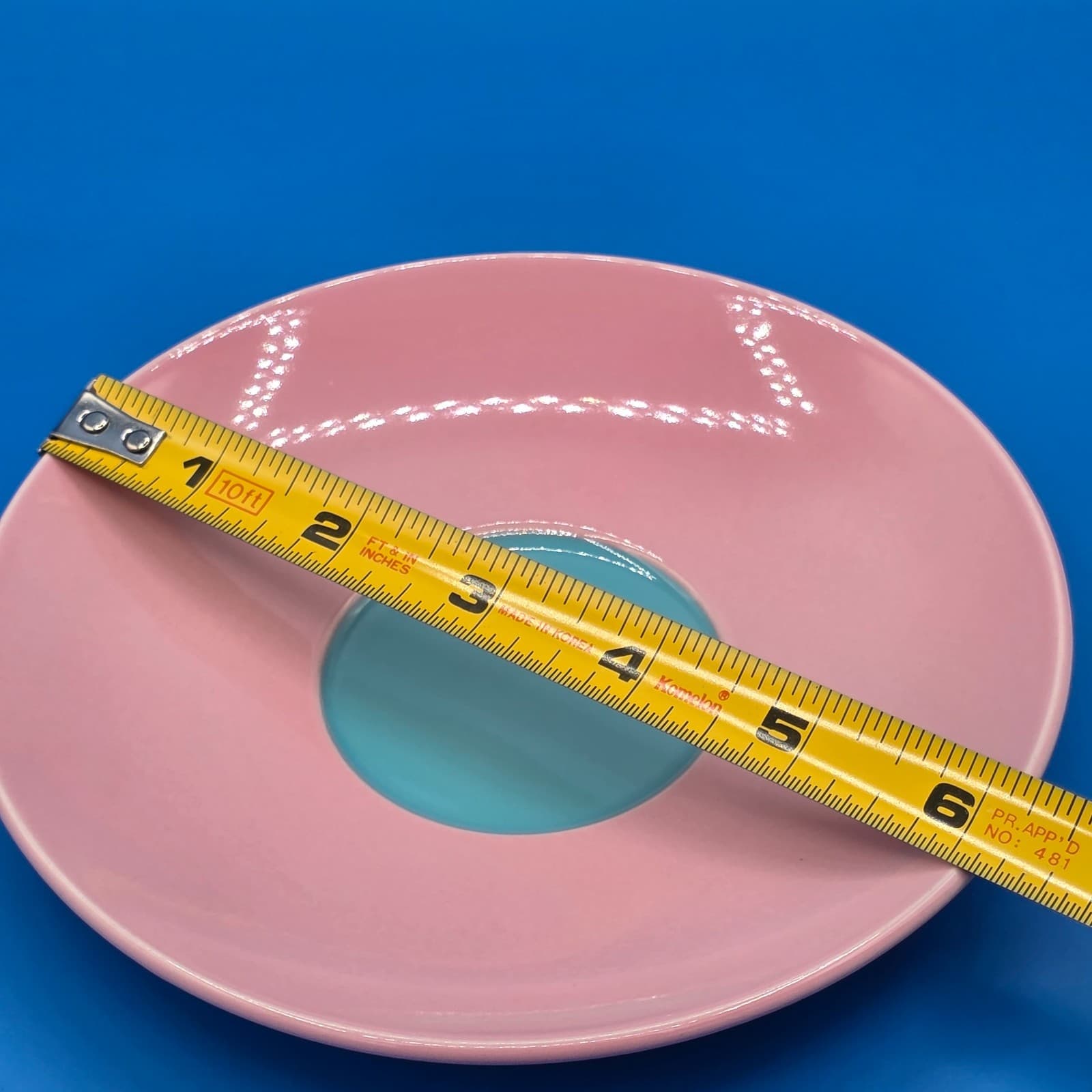 Lindt Stymeist COLORWAYS Pink & Turquois Demitasse Cup & Saucer - Thumbnail 3