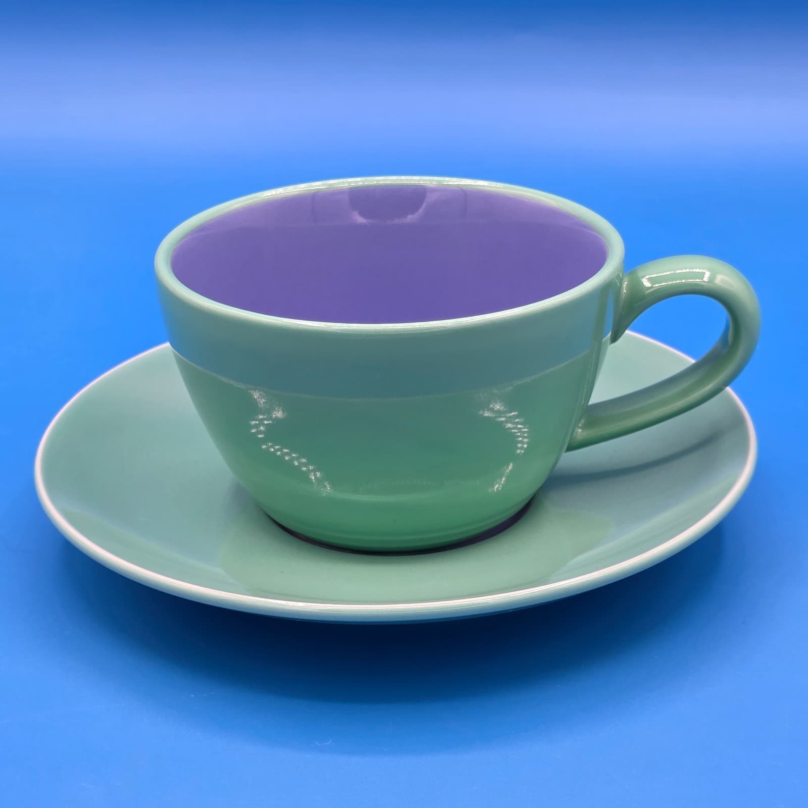 Lindt Stymeist COLORWAYS Green & Blue Demitasse Cup & Saucer - Thumbnail 7