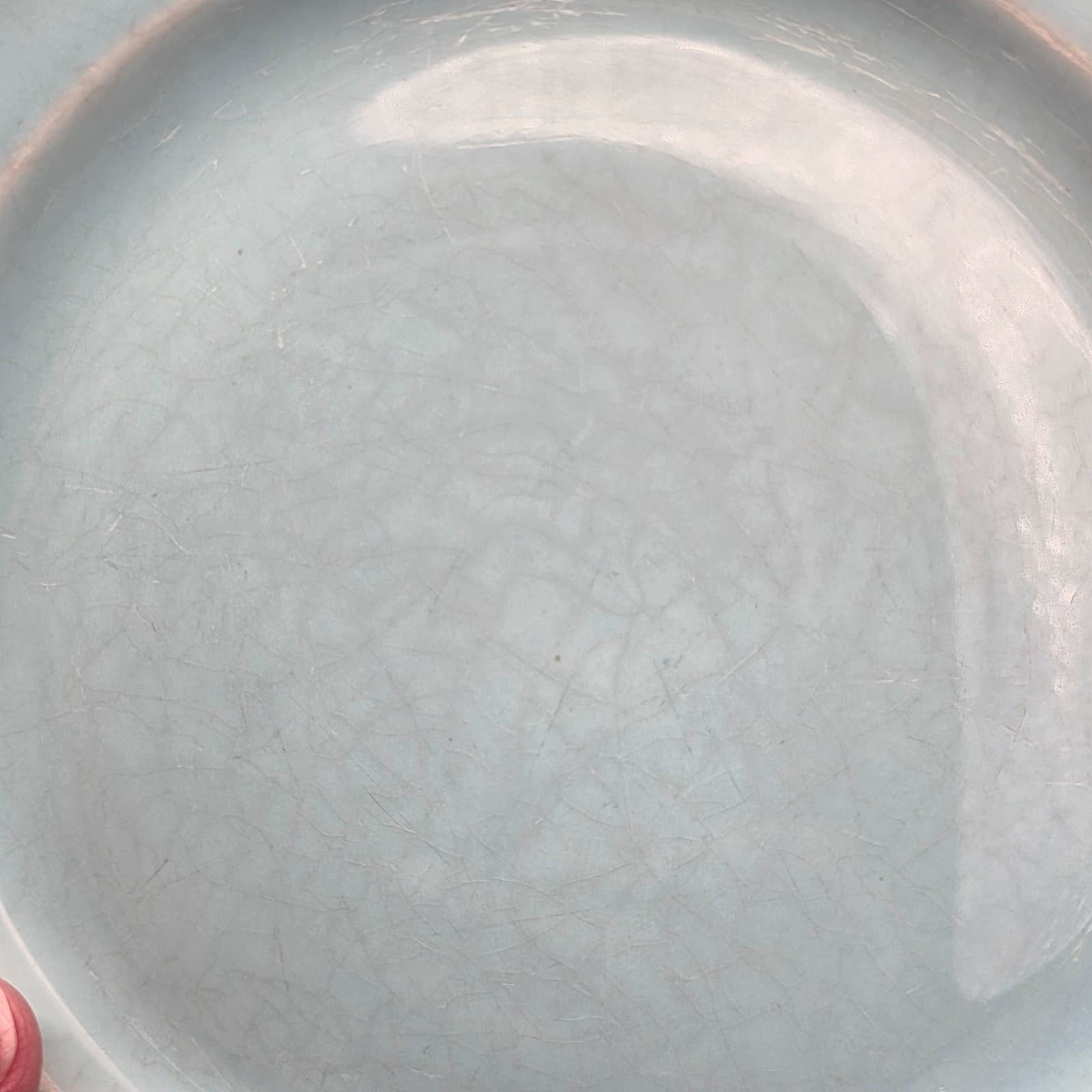 Vintage Lu-Ray Pastel Set Of 3 Bread Dessert Plate 6.5" Ceramic Blue & Yellow - Thumbnail 9