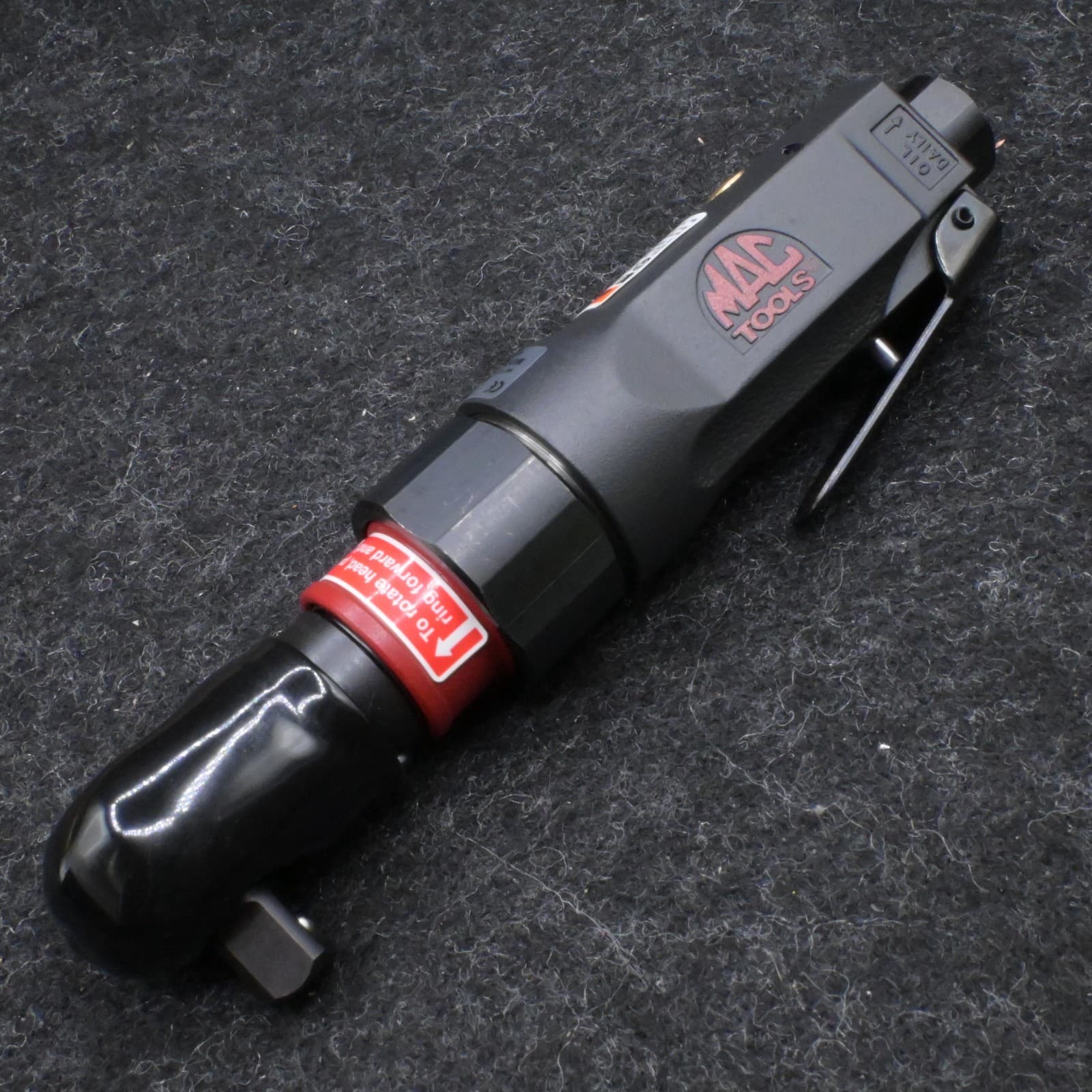 Mac Tools AR380RH 3/8" Roatating Head Air Ratchet Wrench 20ft lbs torque 220 RPM - Thumbnail 9