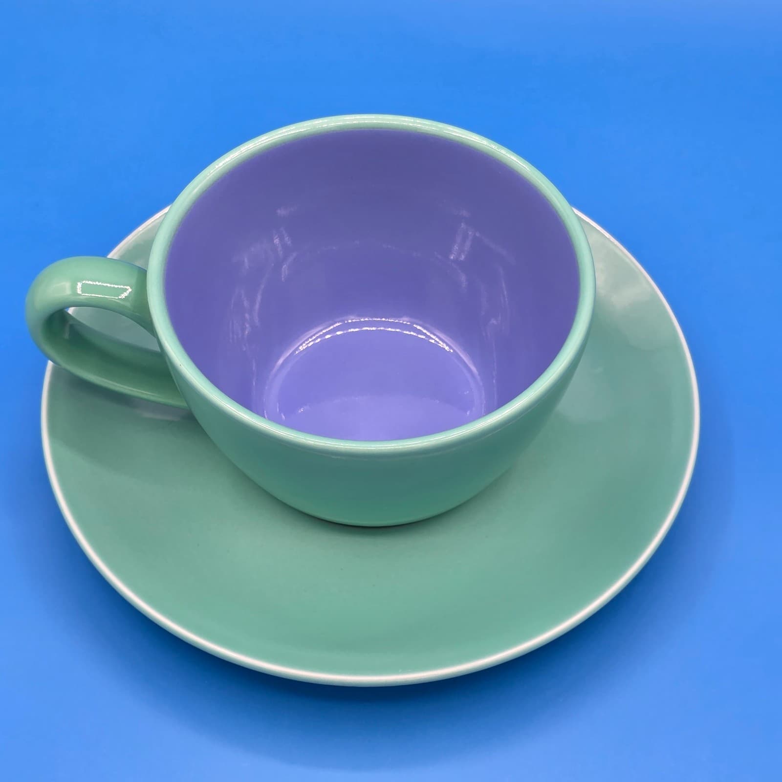 Lindt Stymeist COLORWAYS Green & Blue Demitasse Cup & Saucer - Thumbnail 9