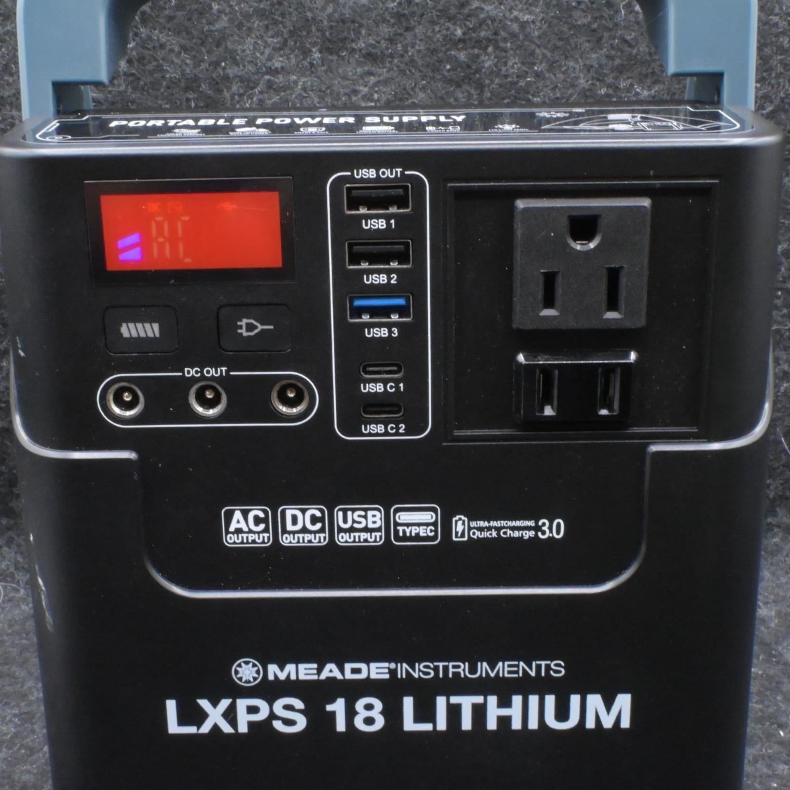 Meade LXPS 18 Lithium 12V Rechargeable Power Supply - Thumbnail 3