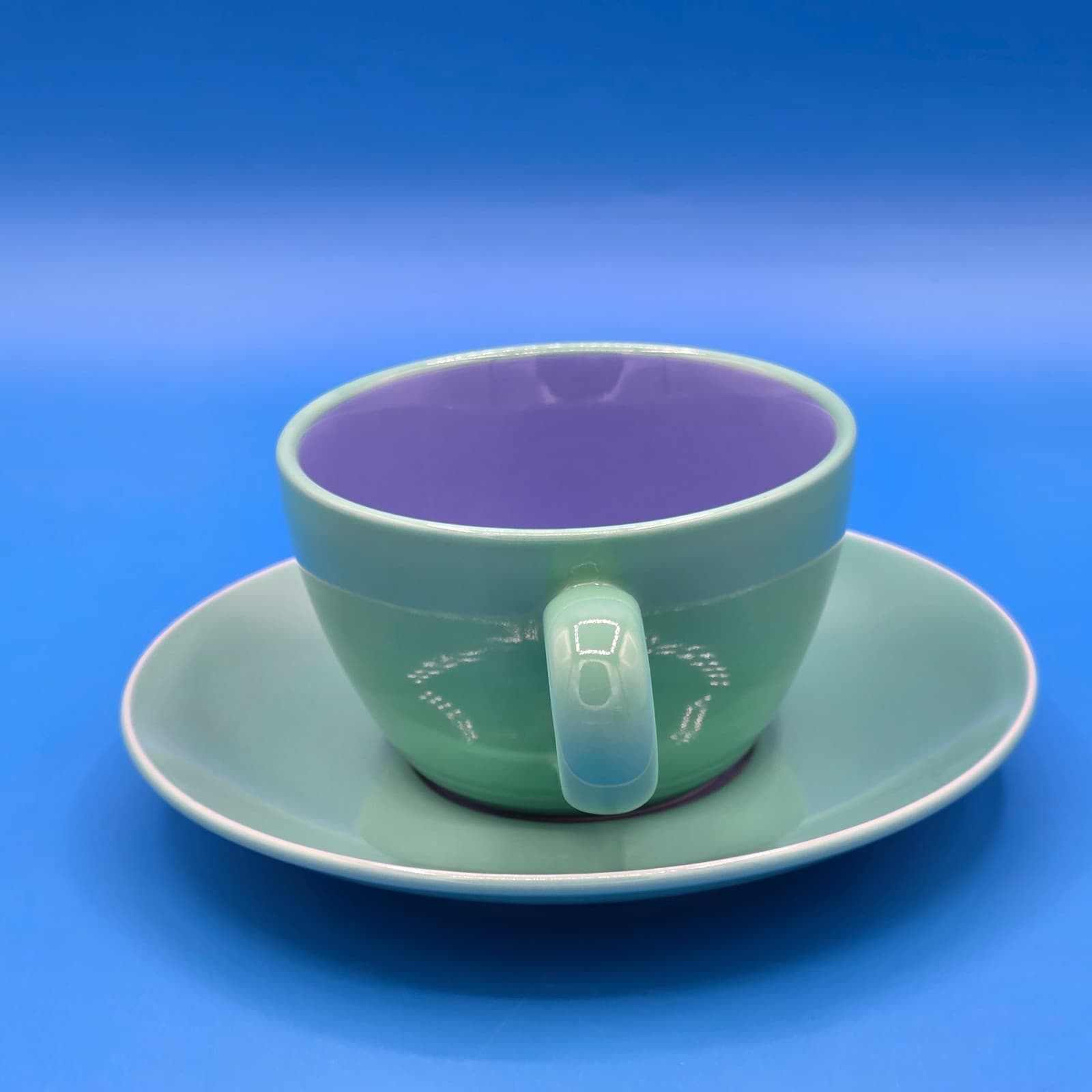 Lindt Stymeist COLORWAYS Green & Blue Demitasse Cup & Saucer - Thumbnail 8