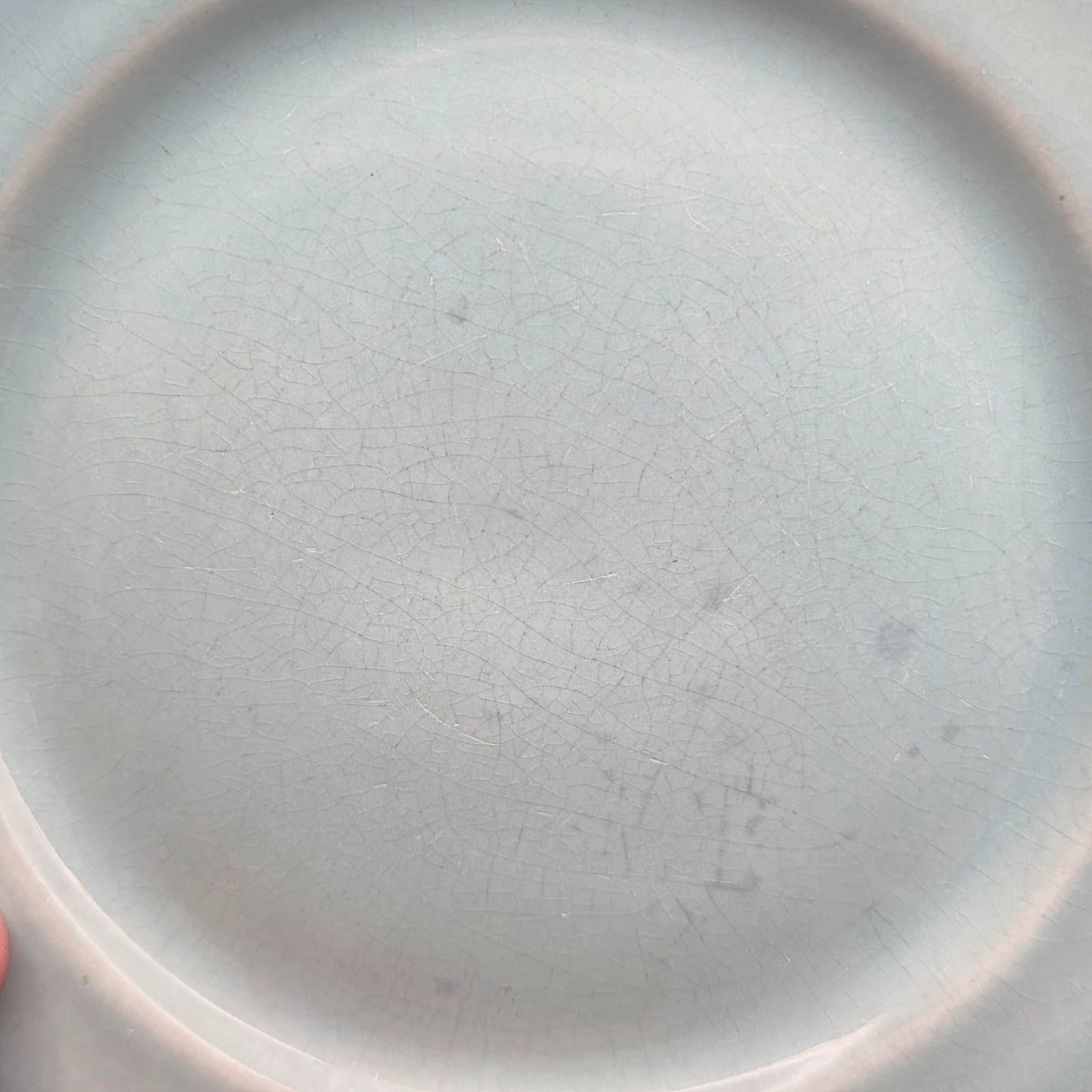 Vintage Lu-Ray Pastel Set Of 3 Bread Dessert Plate 6.5" Ceramic Blue & Yellow - Thumbnail 8