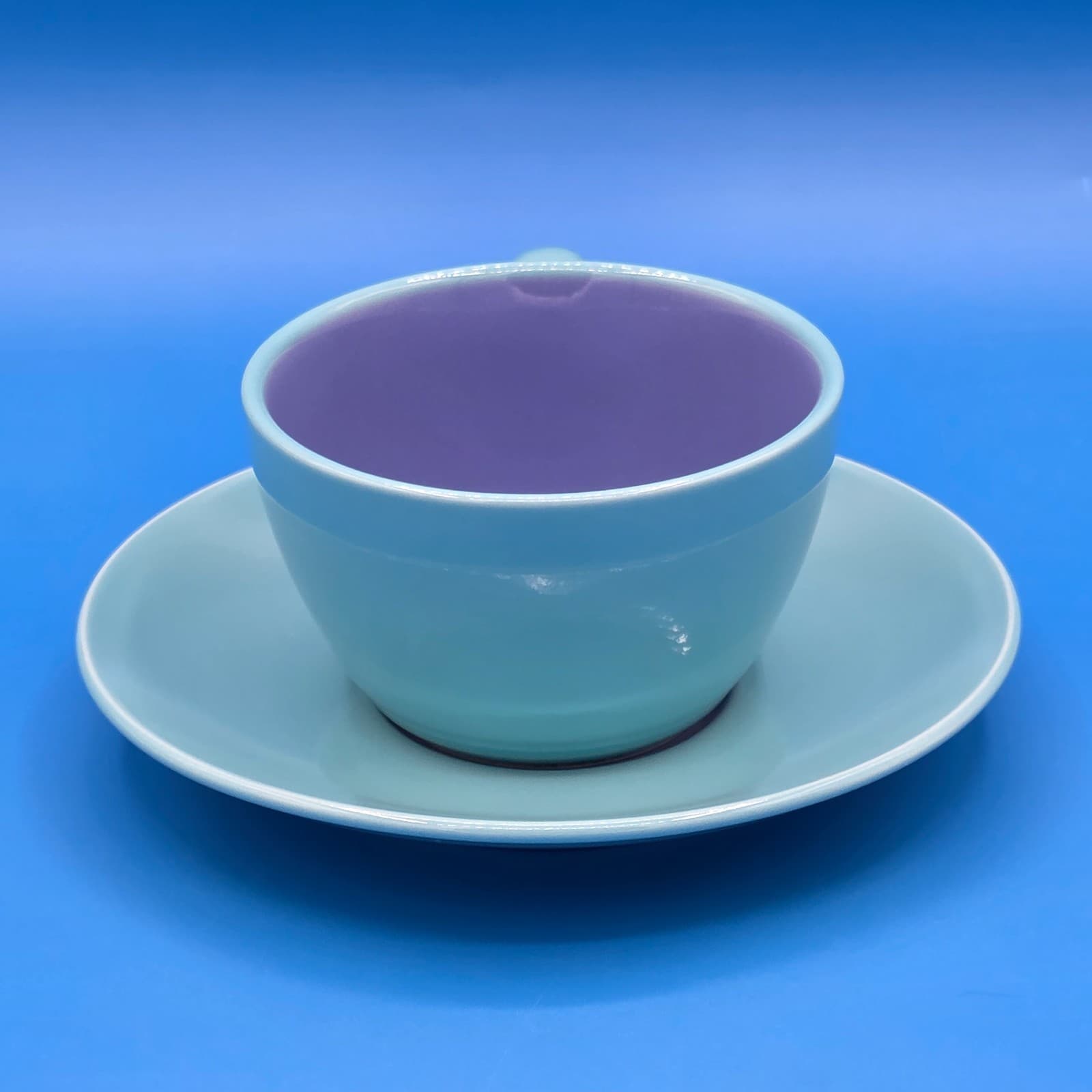 Lindt Stymeist COLORWAYS Turquois & Blue Demitasse Cup & Saucer - Thumbnail 7