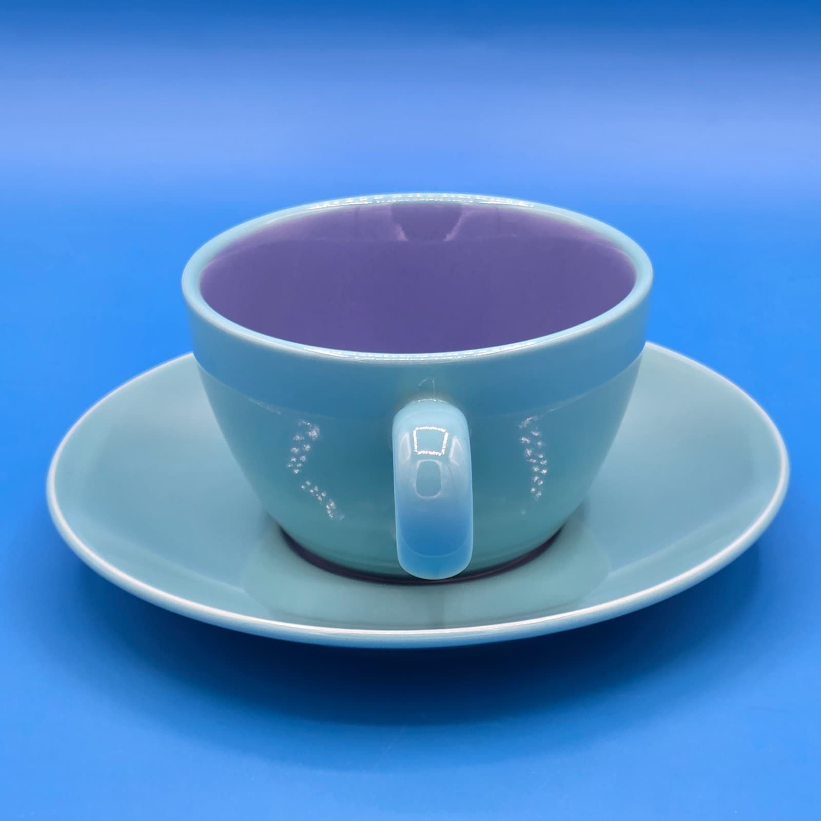 Lindt Stymeist COLORWAYS Turquois & Blue Demitasse Cup & Saucer - Thumbnail 9