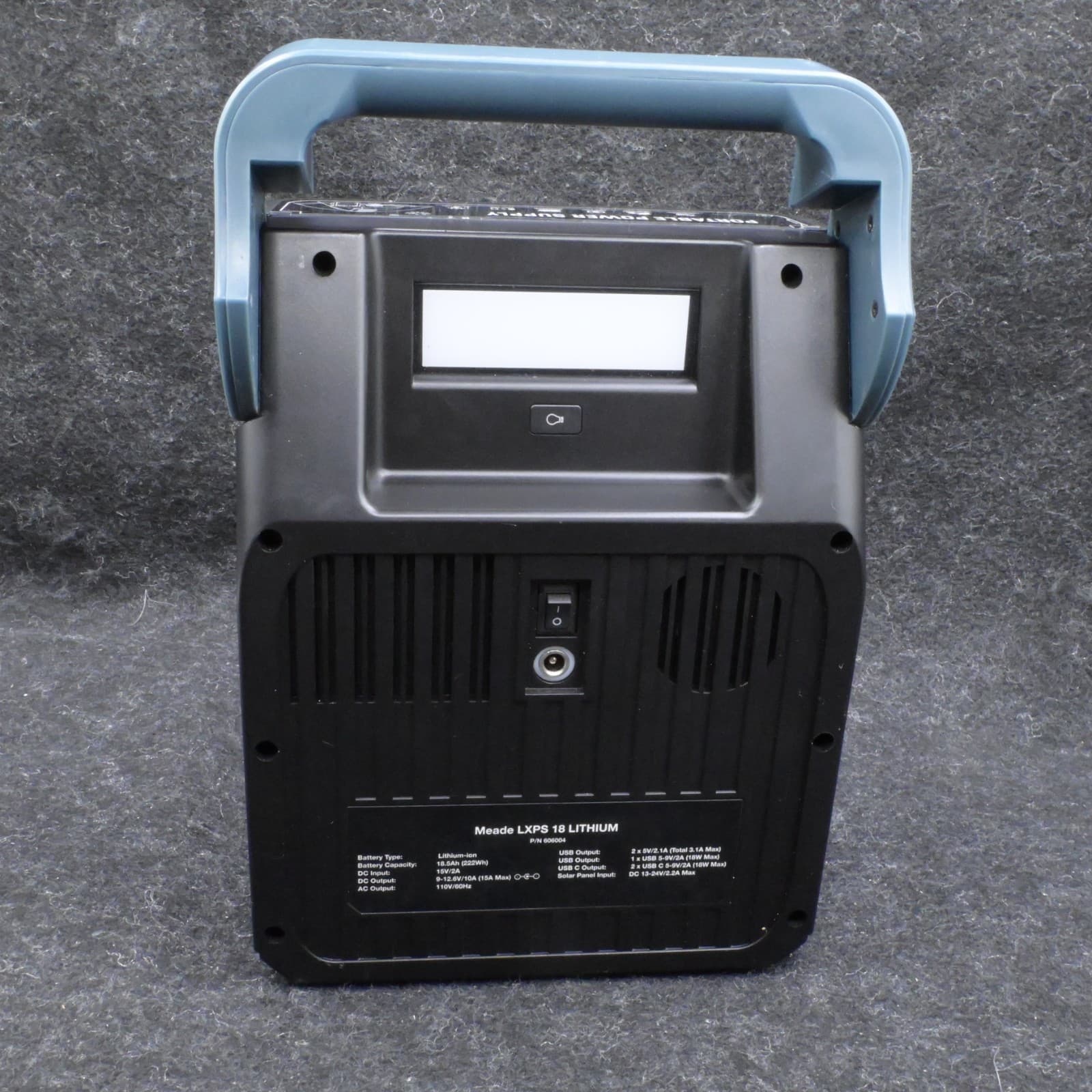 Meade LXPS 18 Lithium 12V Rechargeable Power Supply - Thumbnail 7