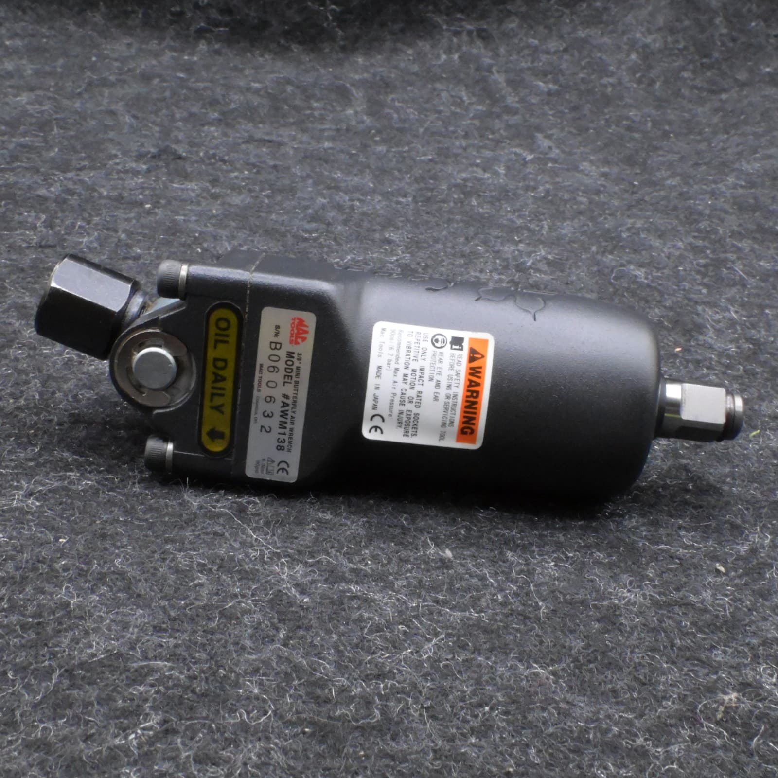 MAC Tools AWM138 3/8 Drive Mini Butterfly Air Ratchet Wrench - Pneumatic - Thumbnail 10