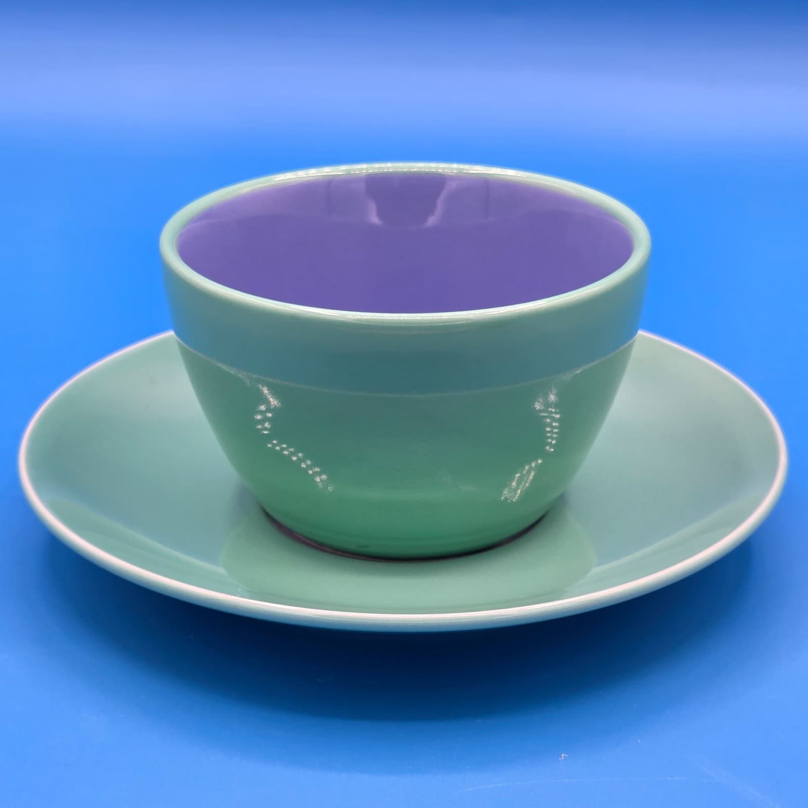 Lindt Stymeist COLORWAYS Green & Blue Demitasse Cup & Saucer - Thumbnail 6