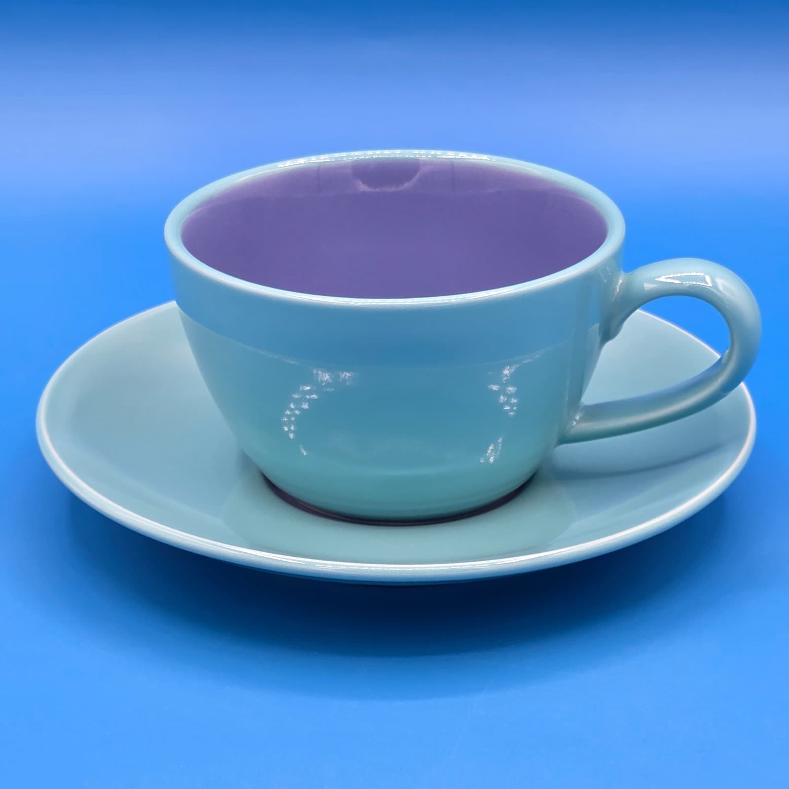 Lindt Stymeist COLORWAYS Turquois & Blue Demitasse Cup & Saucer - Thumbnail 8