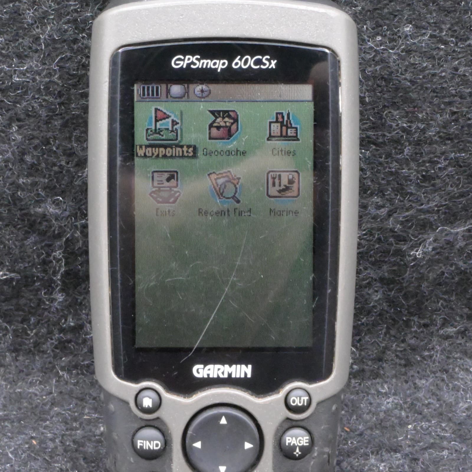 USED Garmin GPSmap 60CSx Handheld GPS Radio W/O Batteries - Thumbnail 2