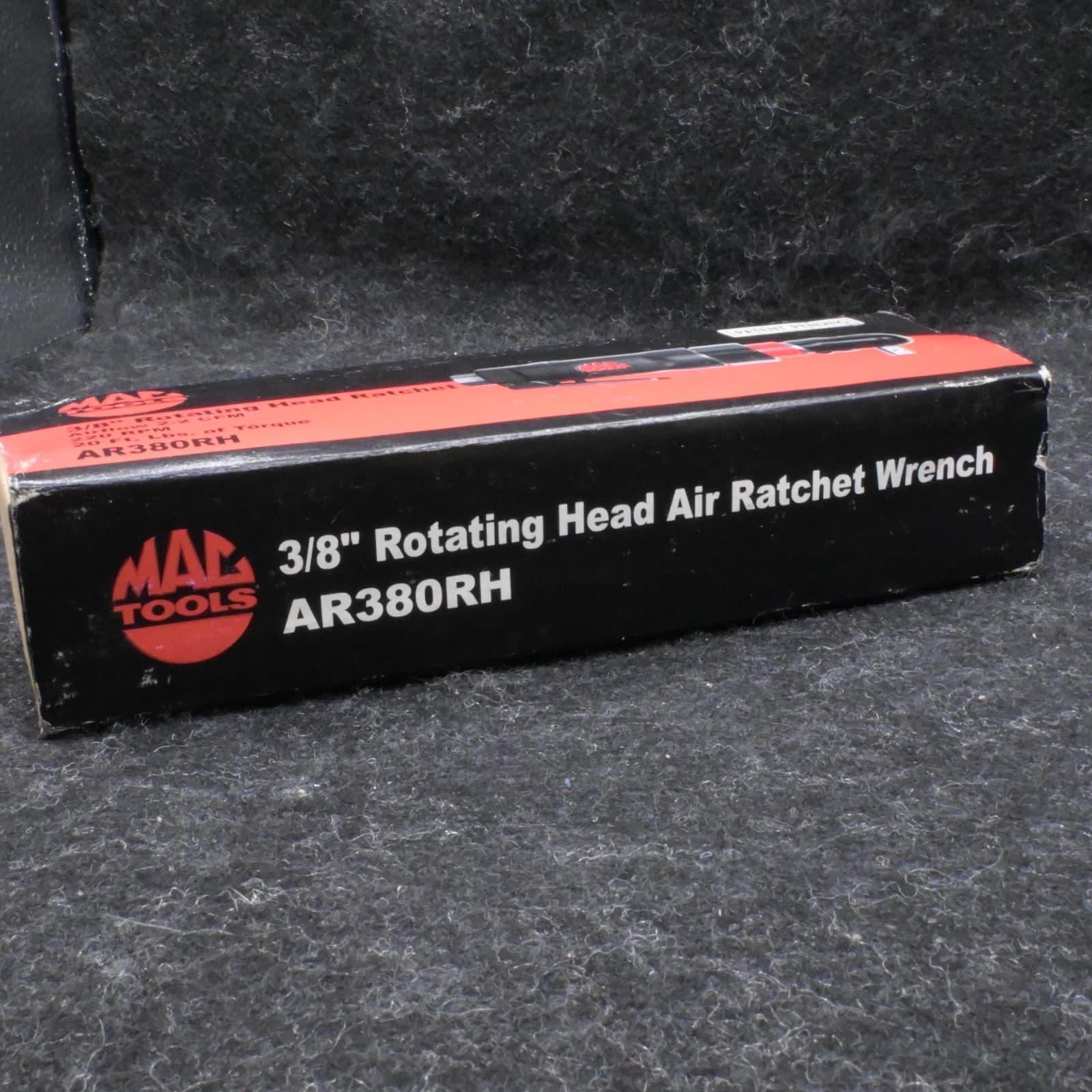 Mac Tools AR380RH 3/8" Roatating Head Air Ratchet Wrench 20ft lbs torque 220 RPM - Thumbnail 5