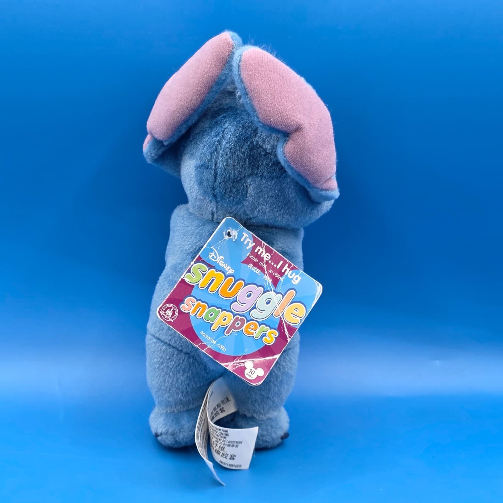 Disney Parks Lilo & Stitch Snuggle Snappers Hugger Blue Plush Slap Bracelet - Thumbnail 4
