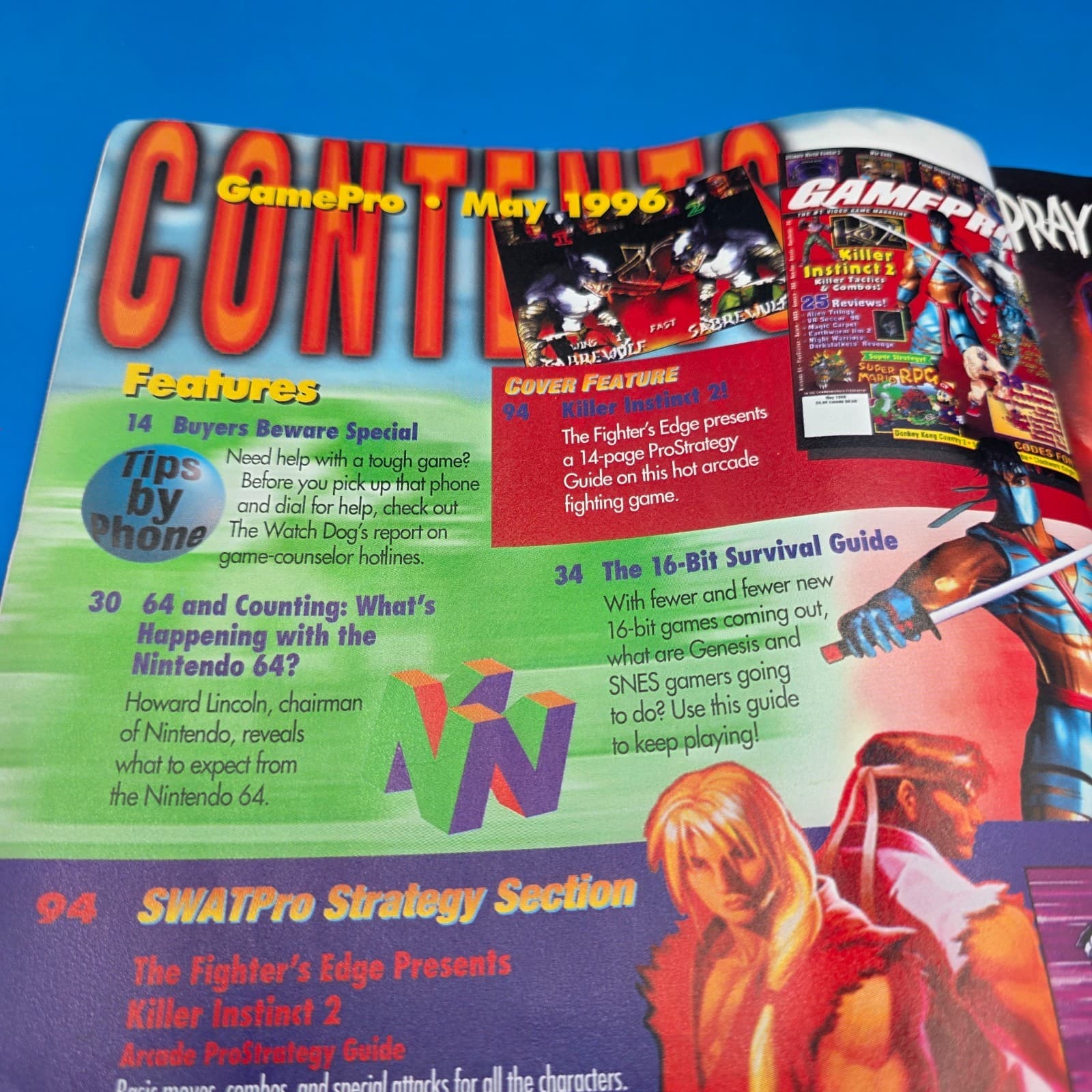 Gamepro Video Game Magazine Issue 92 May 1996 Killer Instinct 2 Super Mario RPG - Thumbnail 4