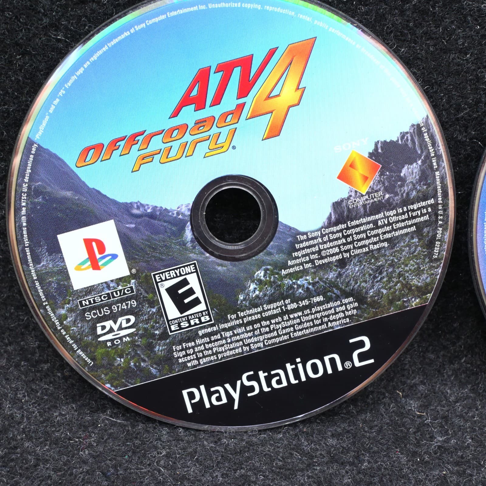 ATV Offroad Fury 4 & ATV 2 (Sony PlayStation 2, 2006) PS2 Disc Only - Thumbnail 2