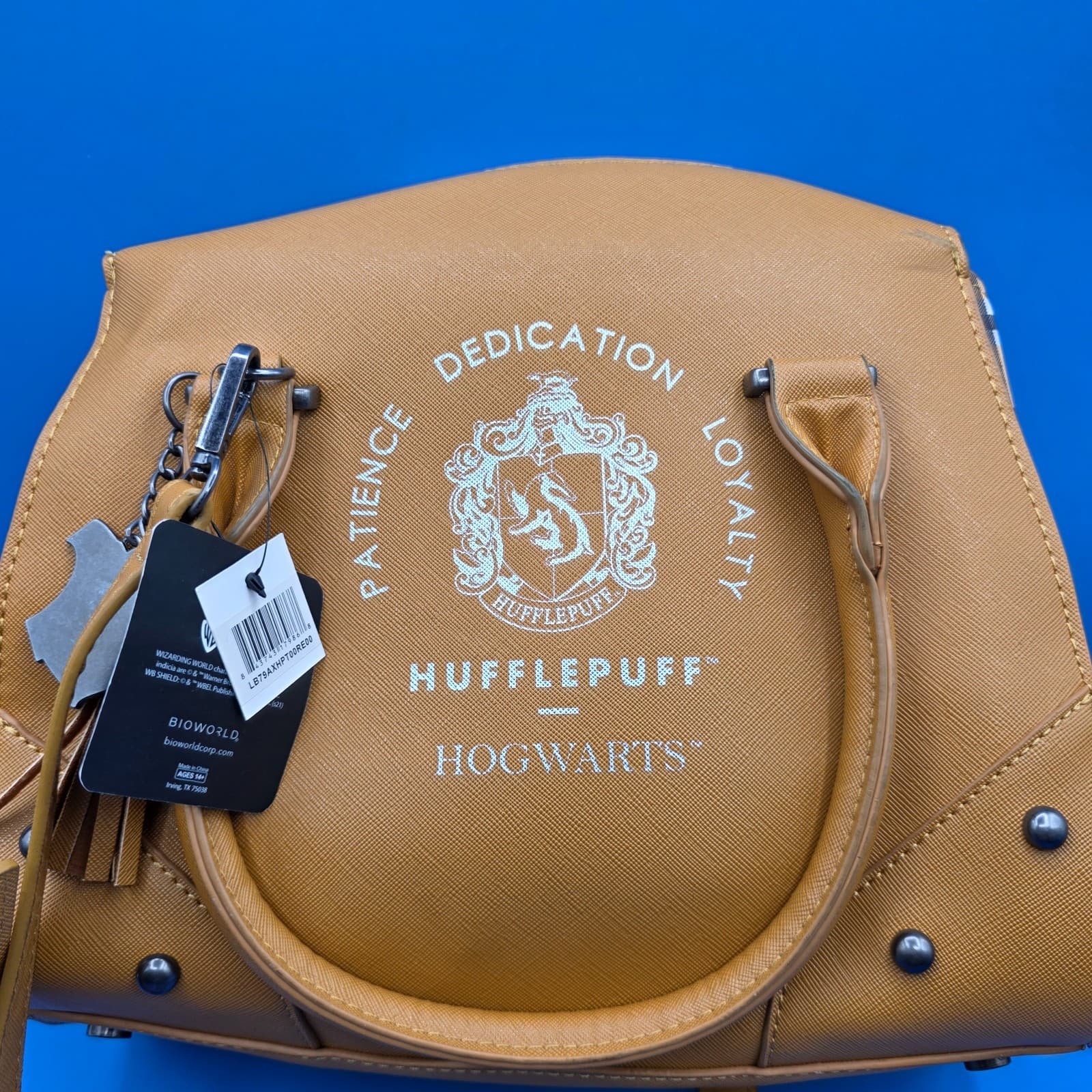 Harry Potter Hufflepuff Bioworld Purse Satchel Handbag/cross Body Hogwarts House - Thumbnail 2