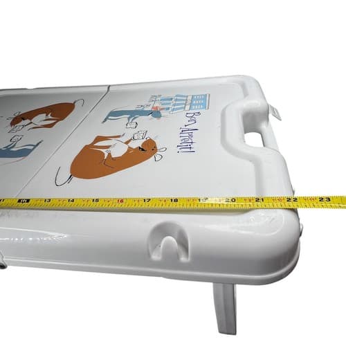 Rare Disney Store Ratatouille Bon Appetit Portable Folding Lap Desk Storage Case - Thumbnail 11