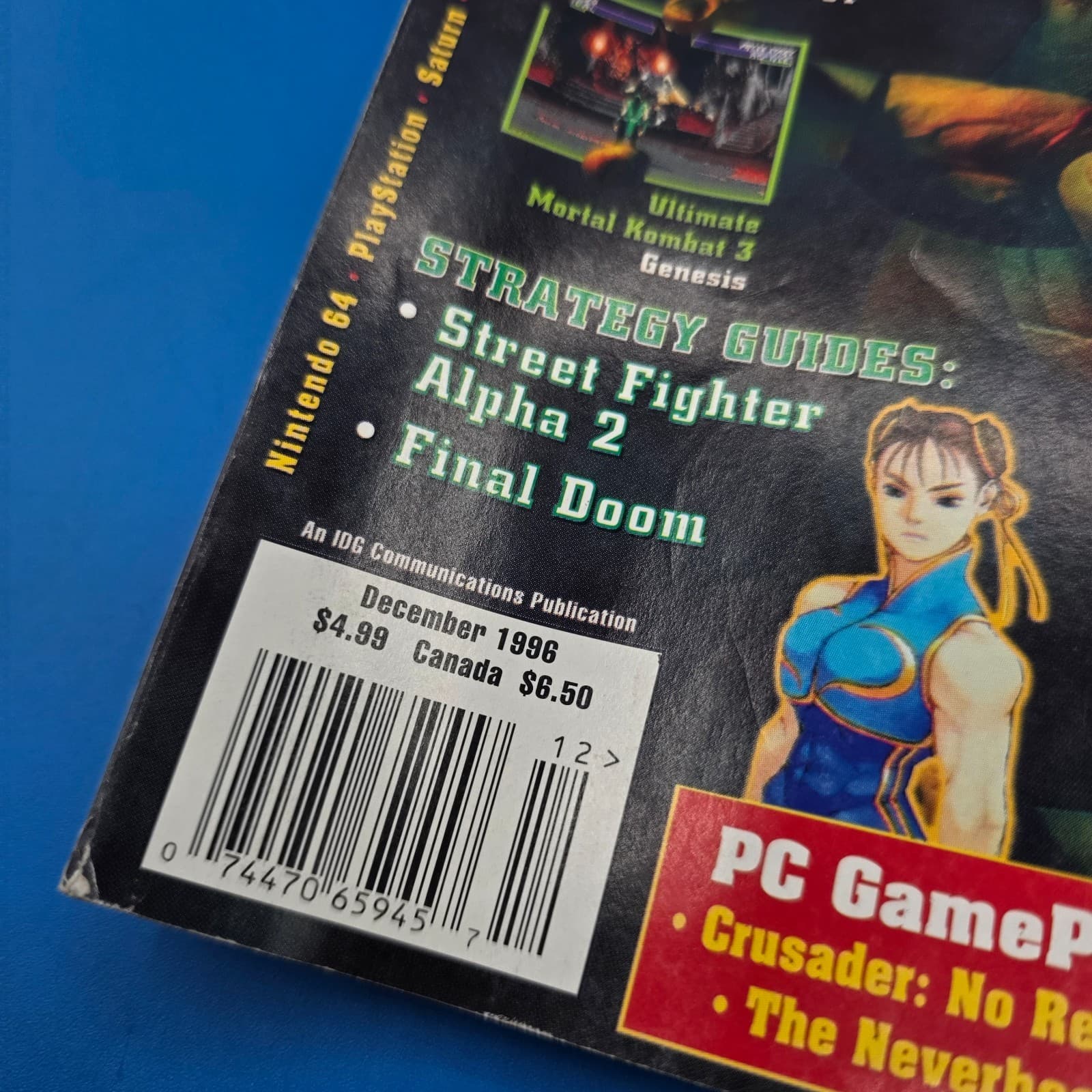 GamePro Magazine #99 Dec 1996 Mortal Kombat Trilogy Street Fighter Alpha 2 SOTE - Thumbnail 2