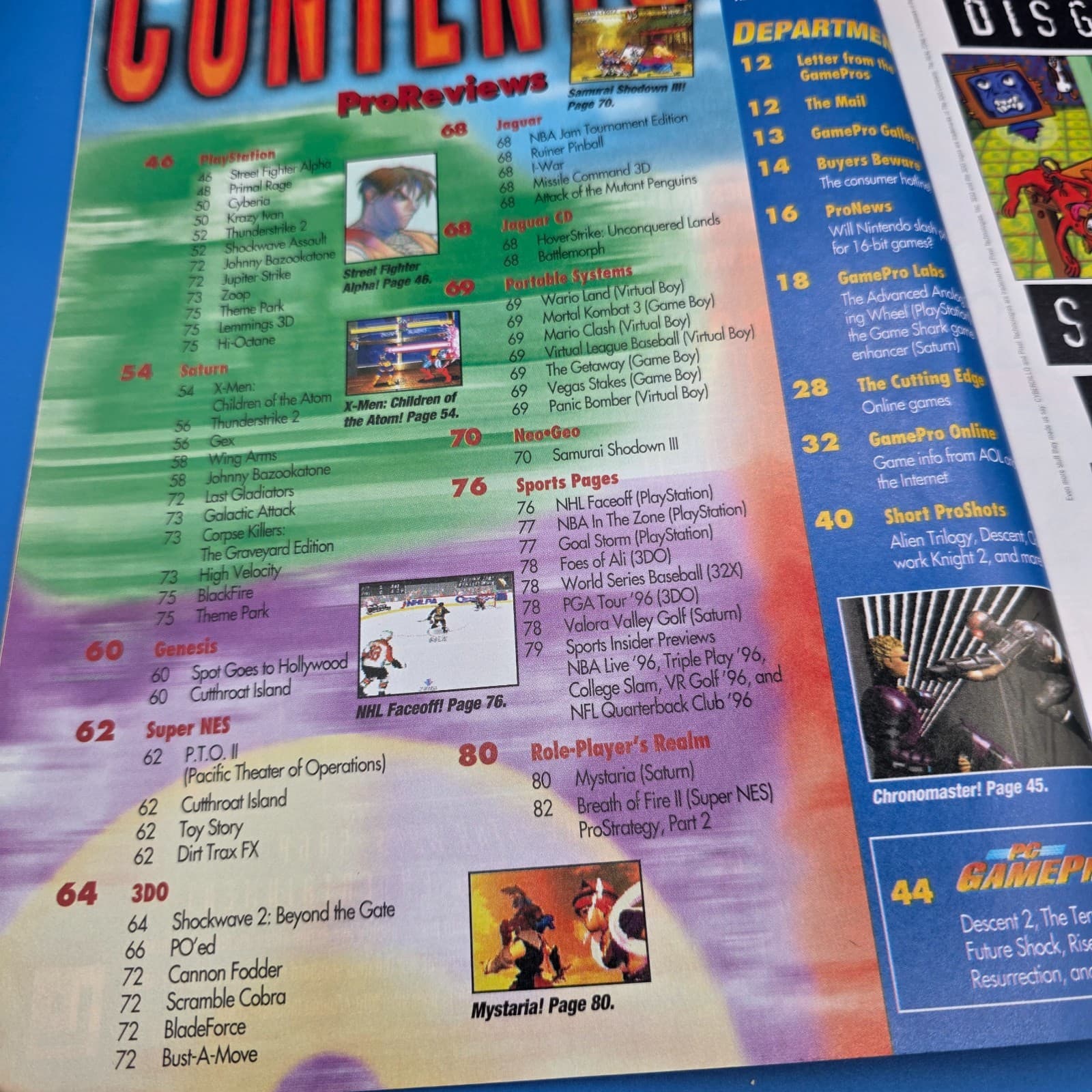 GamePro March 1996 Issue #90 Nintendo Ultra 64 Killer Instinct XMen Mario Gex - Thumbnail 4